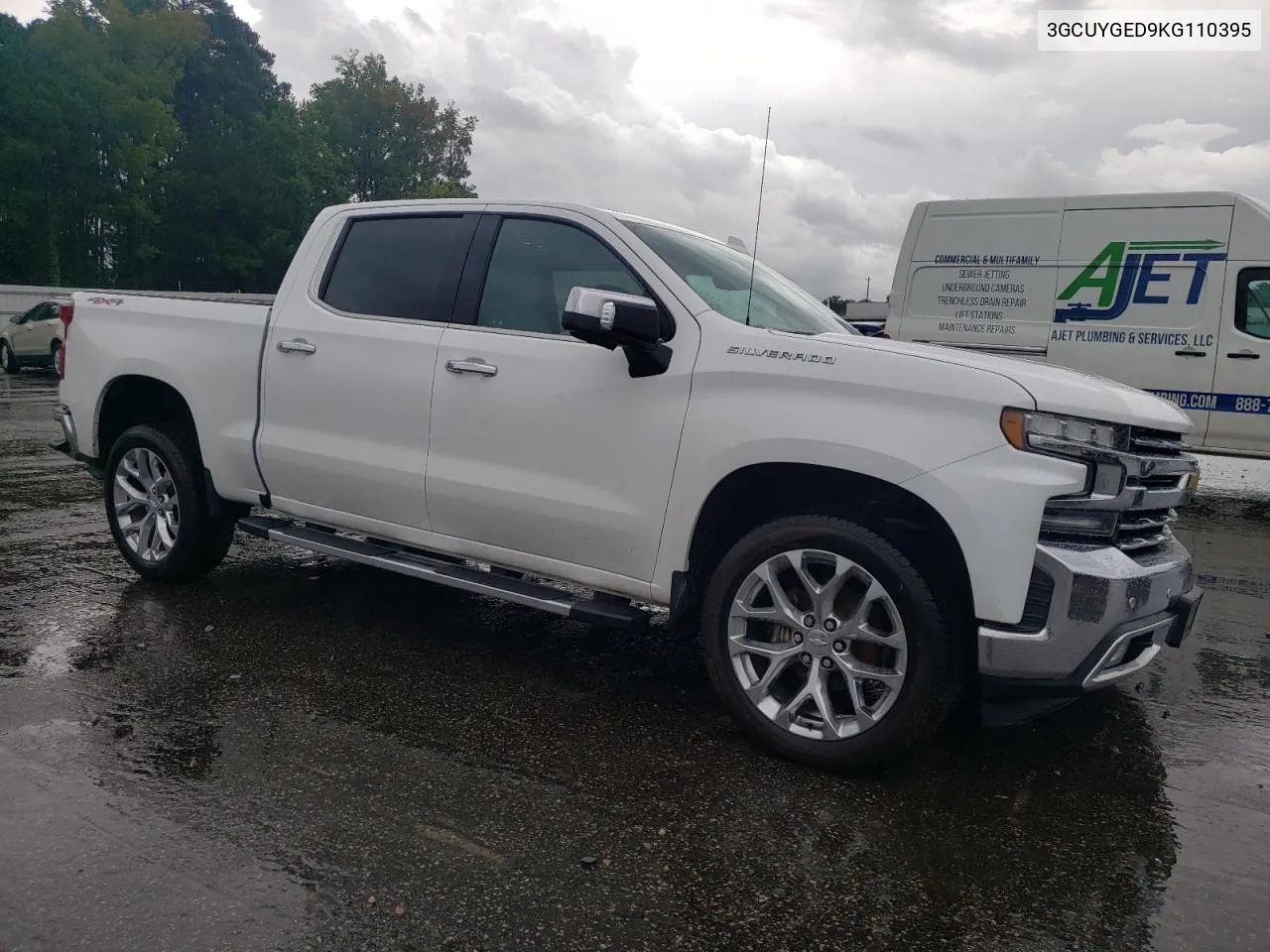 2019 Chevrolet Silverado K1500 Ltz VIN: 3GCUYGED9KG110395 Lot: 73207664