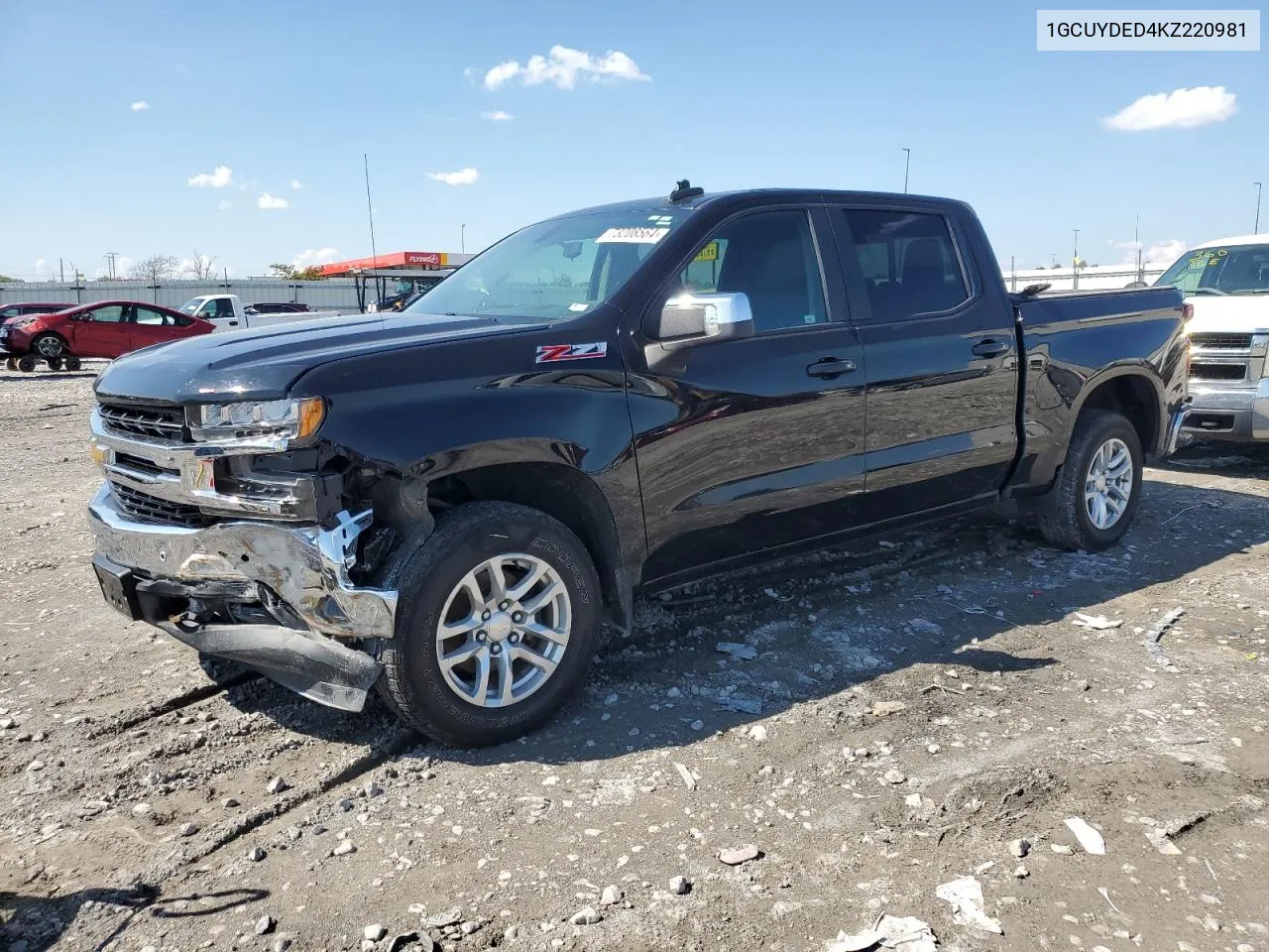 2019 Chevrolet Silverado K1500 Lt VIN: 1GCUYDED4KZ220981 Lot: 73208564