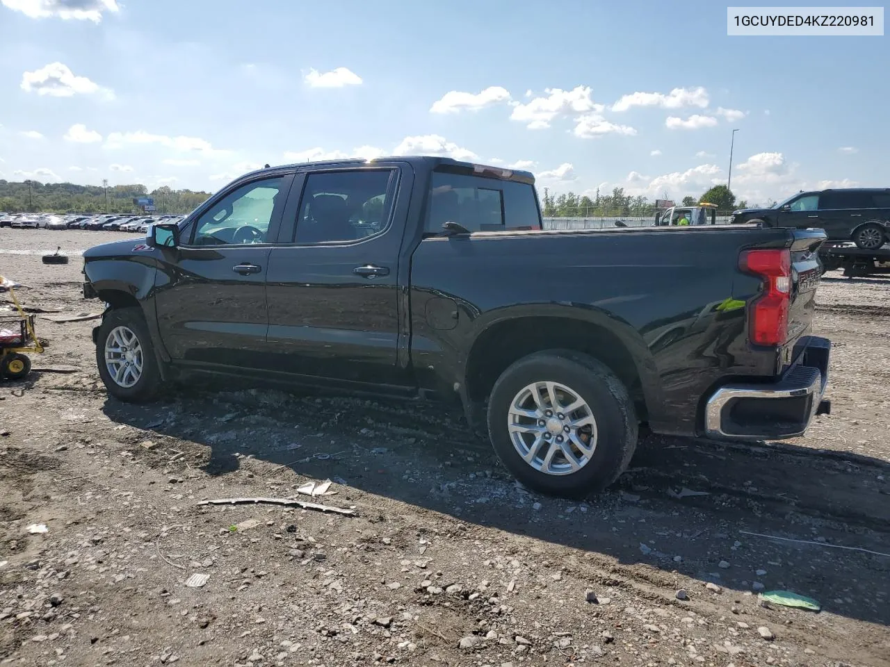 2019 Chevrolet Silverado K1500 Lt VIN: 1GCUYDED4KZ220981 Lot: 73208564