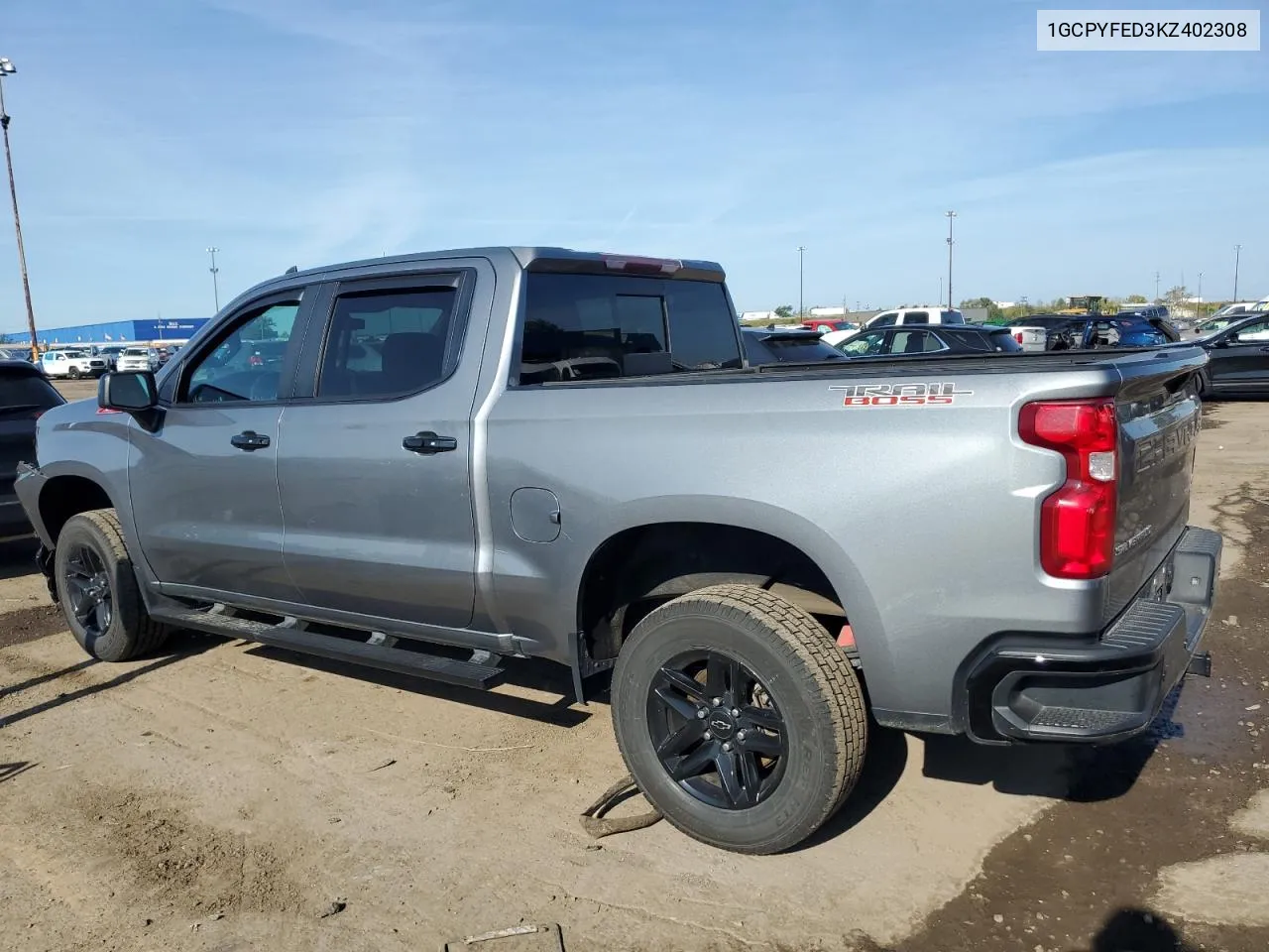 2019 Chevrolet Silverado K1500 Lt Trail Boss VIN: 1GCPYFED3KZ402308 Lot: 73238154