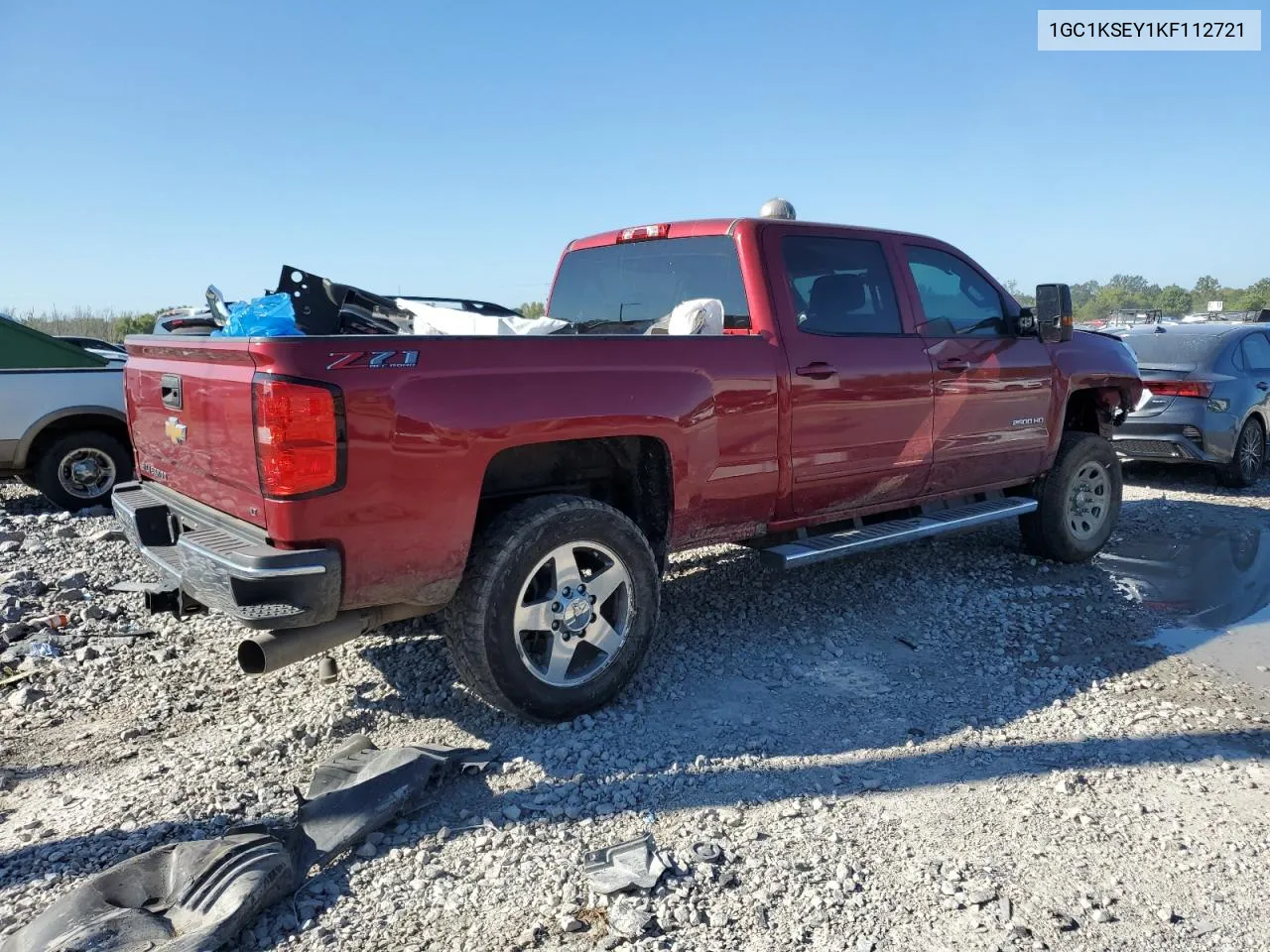 2019 Chevrolet Silverado K2500 Heavy Duty Lt VIN: 1GC1KSEY1KF112721 Lot: 73266444