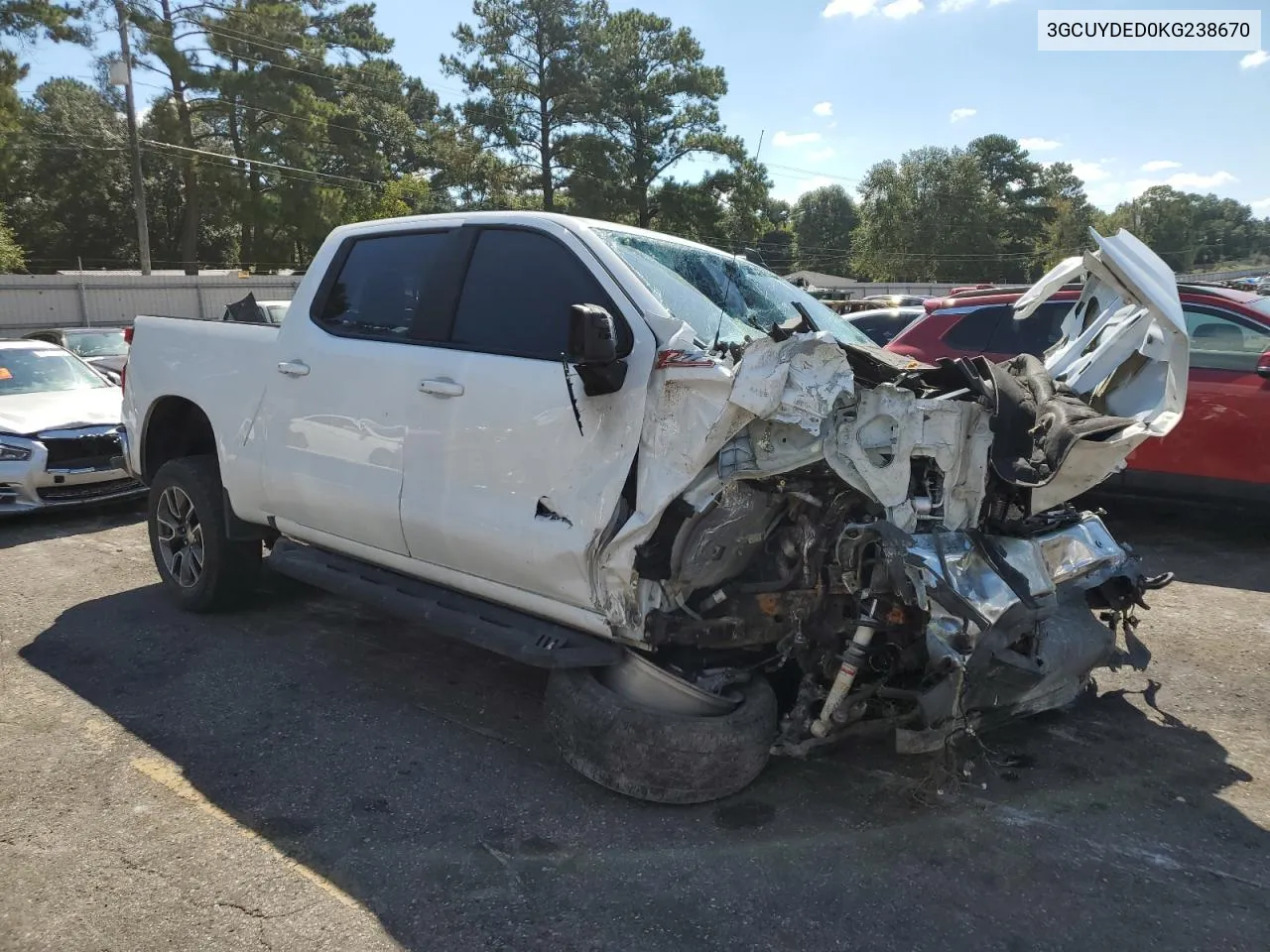 3GCUYDED0KG238670 2019 Chevrolet Silverado K1500 Lt