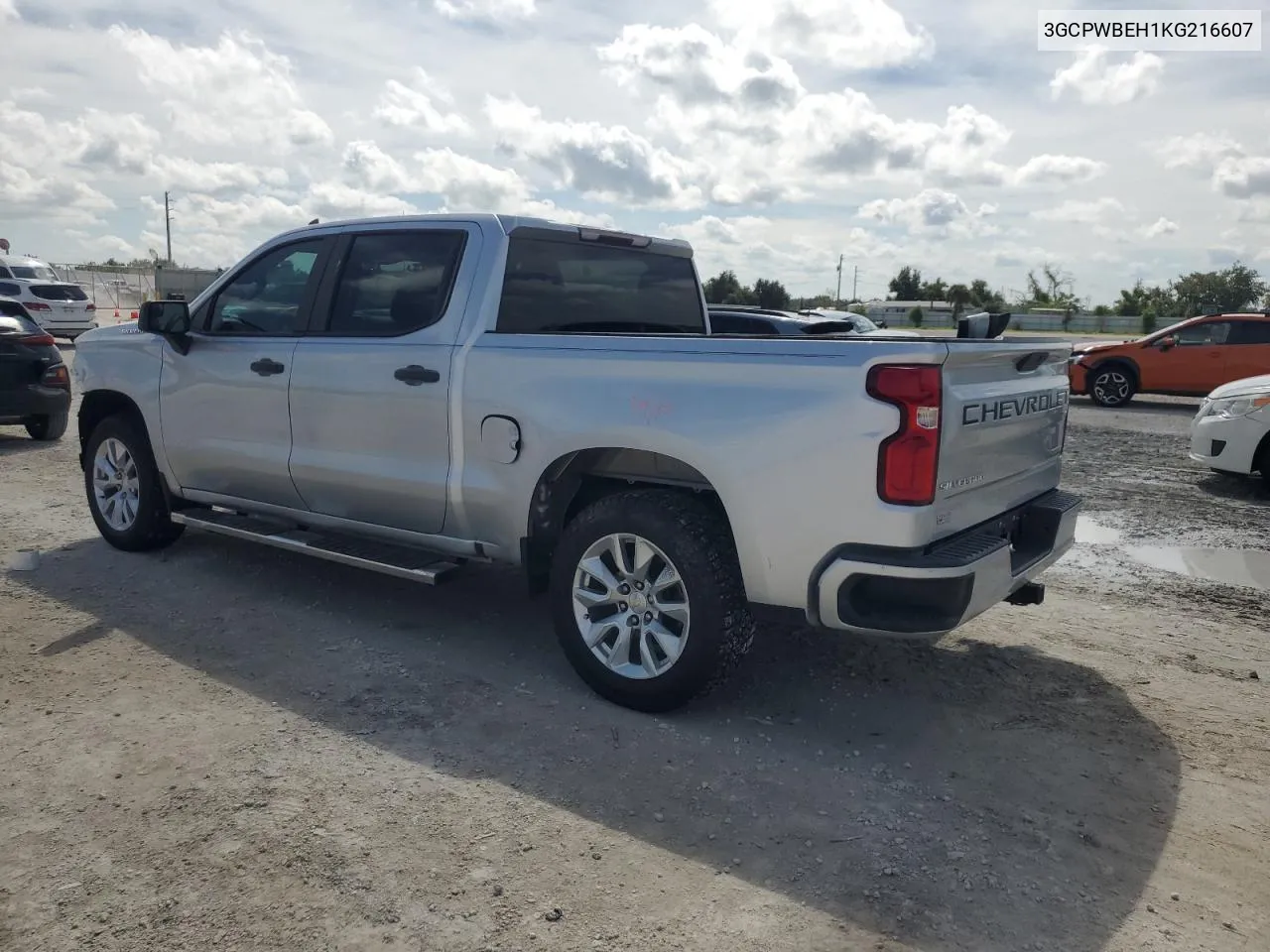 2019 Chevrolet Silverado C1500 Custom VIN: 3GCPWBEH1KG216607 Lot: 73375864