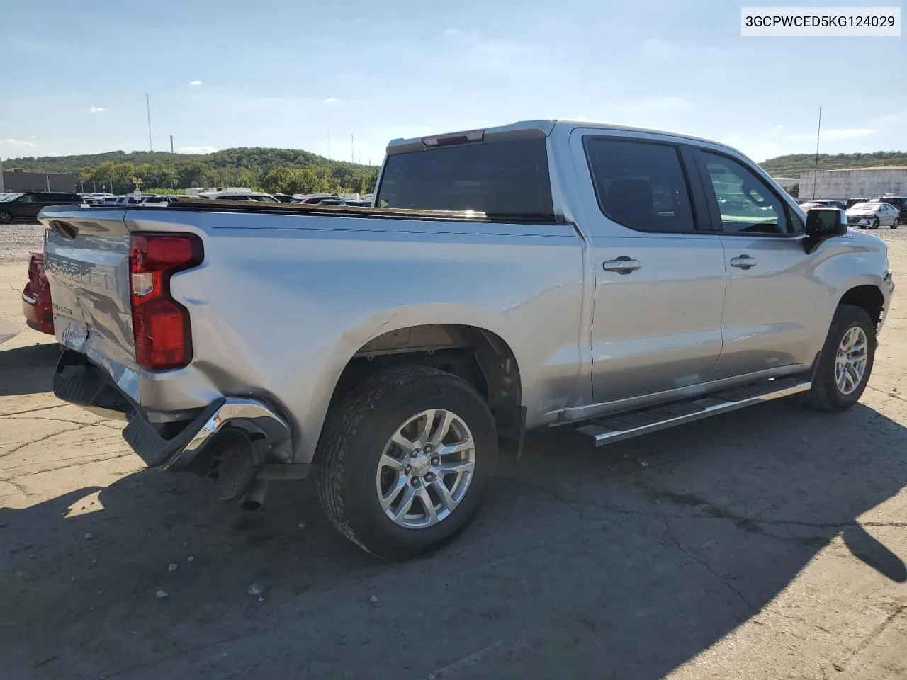 2019 Chevrolet Silverado C1500 Lt VIN: 3GCPWCED5KG124029 Lot: 73432734