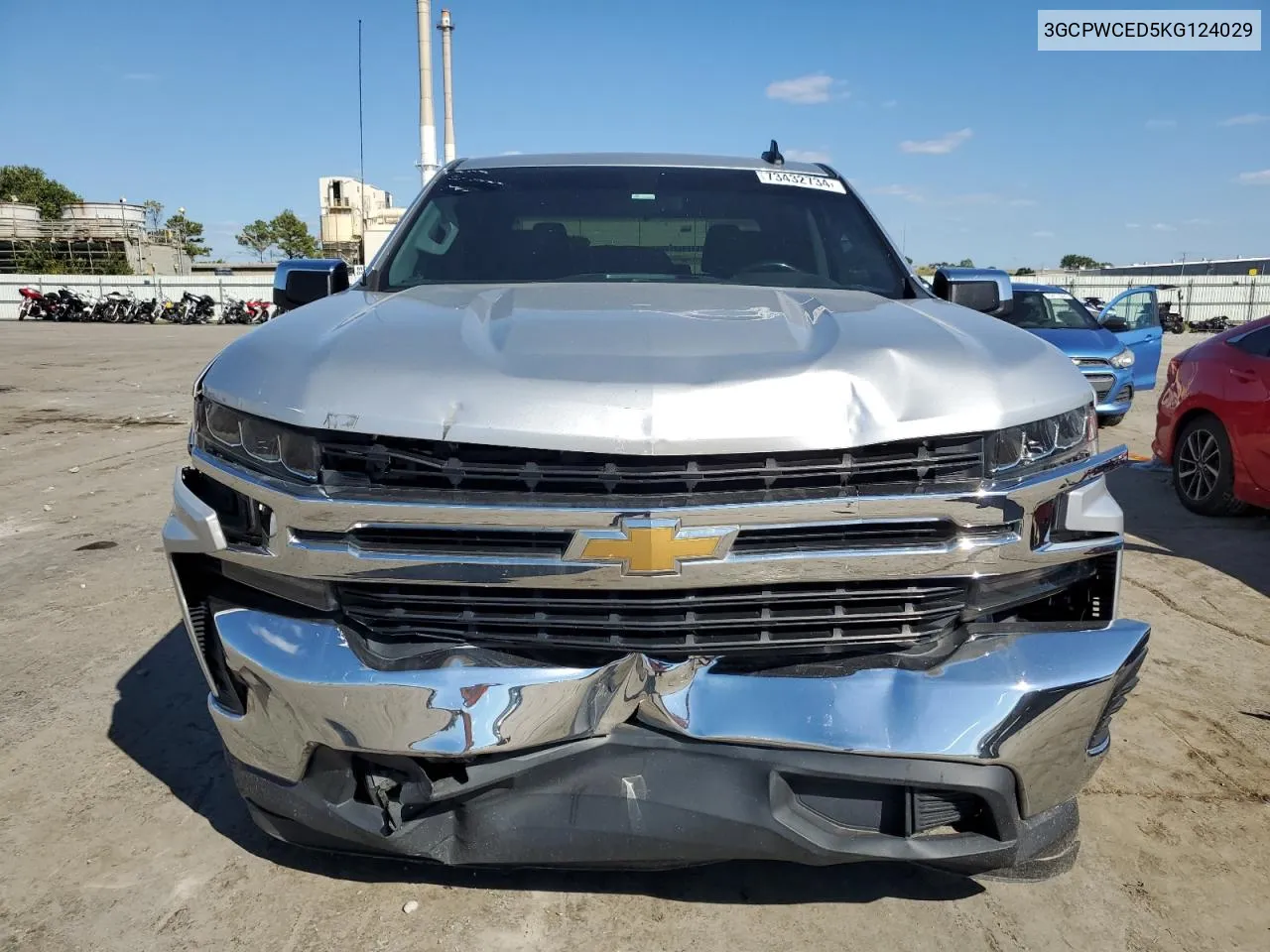 2019 Chevrolet Silverado C1500 Lt VIN: 3GCPWCED5KG124029 Lot: 73432734