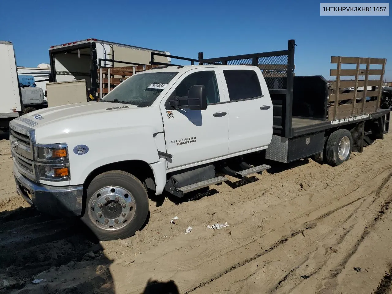 2019 Chevrolet Silverado Medium Duty VIN: 1HTKHPVK3KH811657 Lot: 73494564