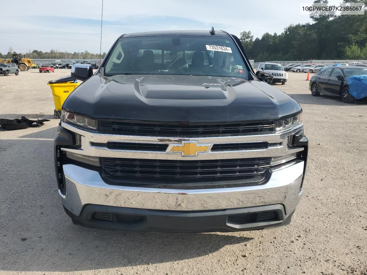 2019 Chevrolet Silverado C1500 Lt VIN: 1GCPWCED7KZ386067 Lot: 73531634