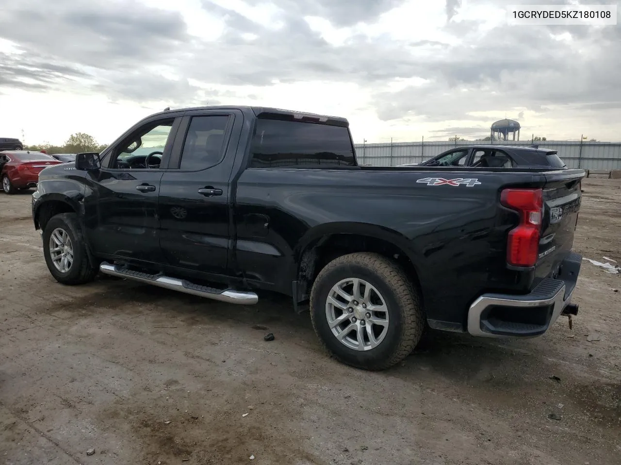 2019 Chevrolet Silverado K1500 Lt VIN: 1GCRYDED5KZ180108 Lot: 73548414