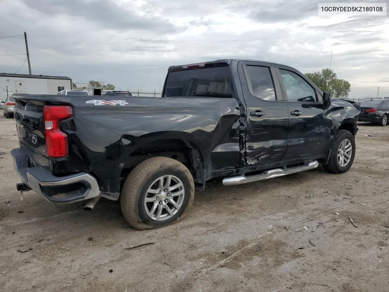 2019 Chevrolet Silverado K1500 Lt VIN: 1GCRYDED5KZ180108 Lot: 73548414