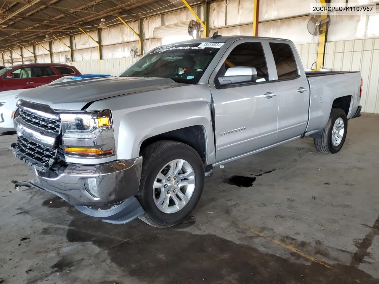 2019 Chevrolet Silverado Ld C1500 Lt VIN: 2GCRCPEC7K1107967 Lot: 73636834