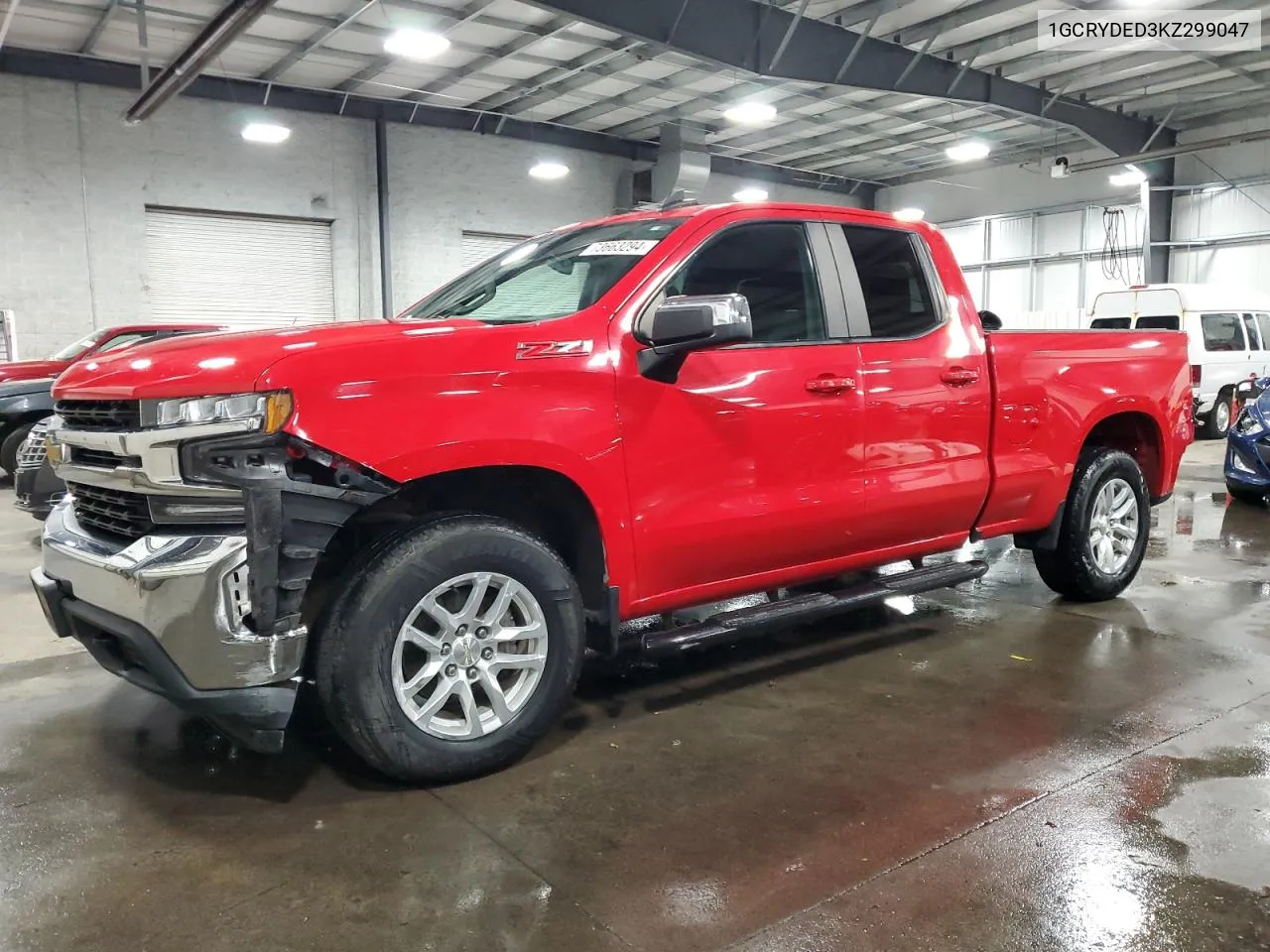 2019 Chevrolet Silverado K1500 Lt VIN: 1GCRYDED3KZ299047 Lot: 73663294