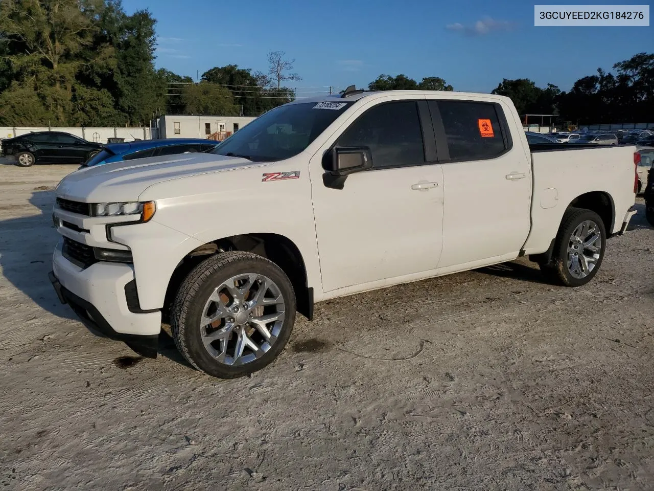 2019 Chevrolet Silverado K1500 Rst VIN: 3GCUYEED2KG184276 Lot: 73765254