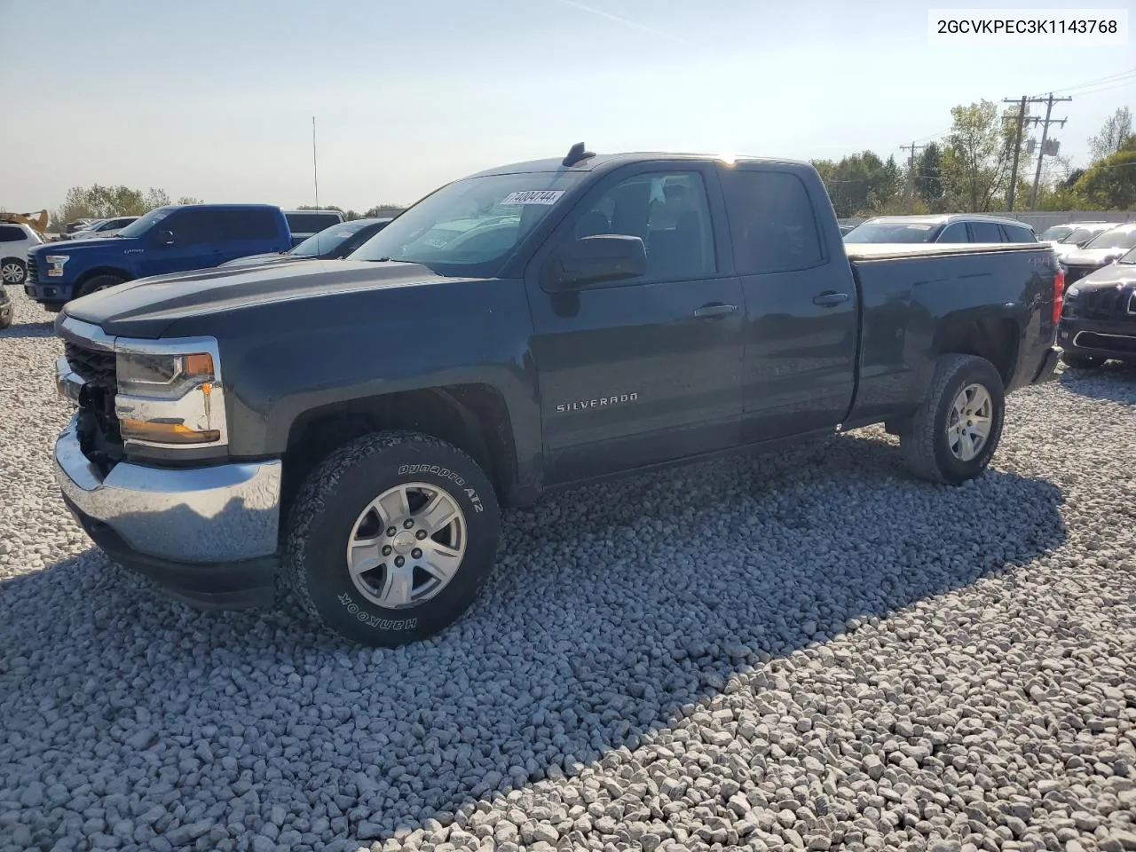 2019 Chevrolet Silverado Ld K1500 Lt VIN: 2GCVKPEC3K1143768 Lot: 74004744