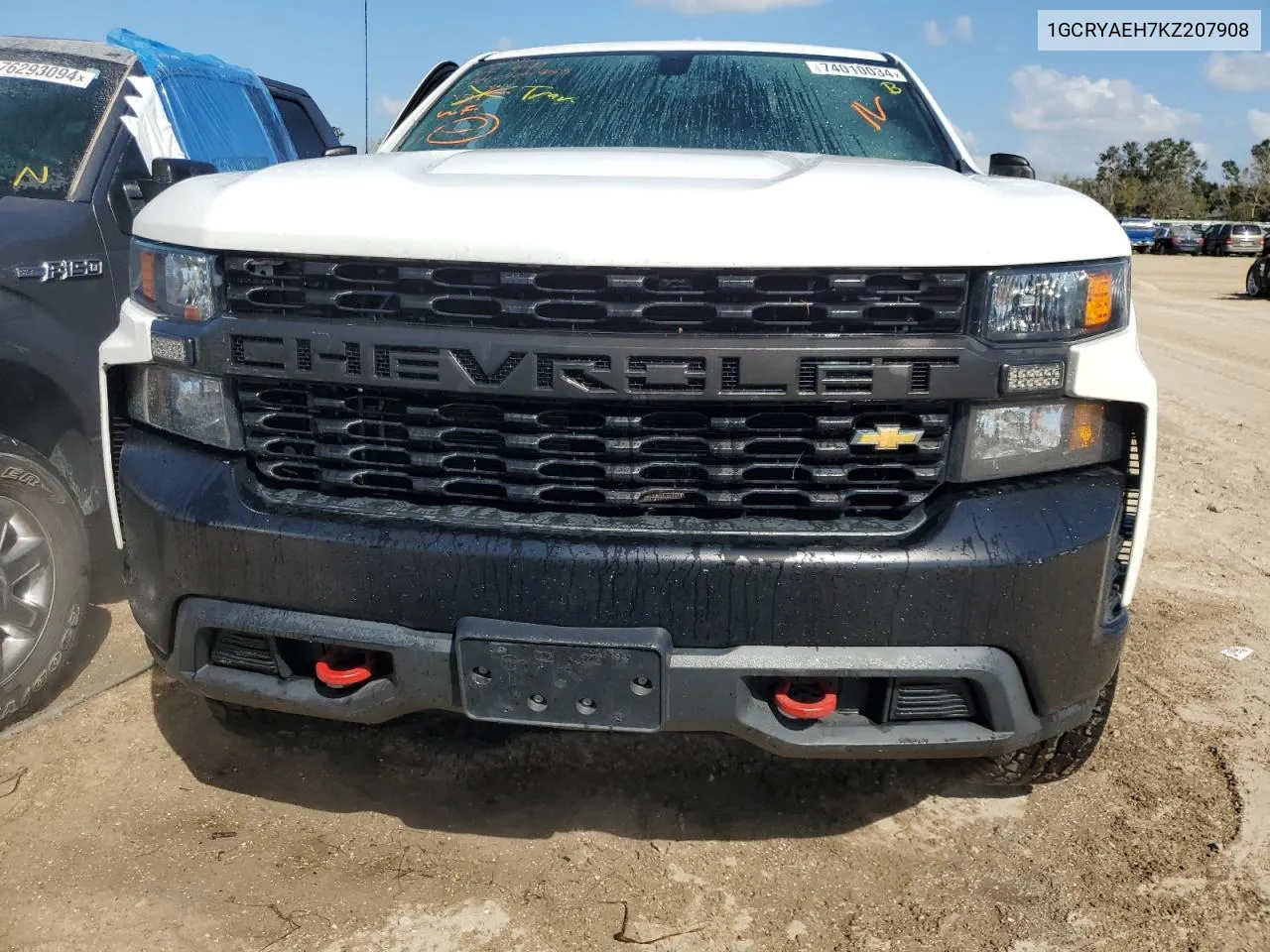 2019 Chevrolet Silverado K1500 VIN: 1GCRYAEH7KZ207908 Lot: 74010034