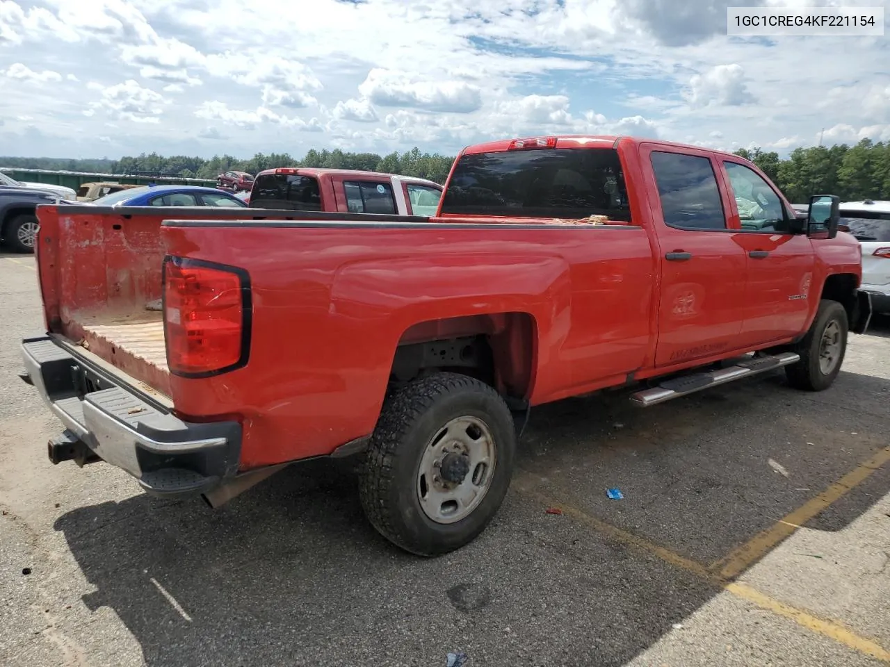 2019 Chevrolet Silverado C2500 Heavy Duty VIN: 1GC1CREG4KF221154 Lot: 74118454