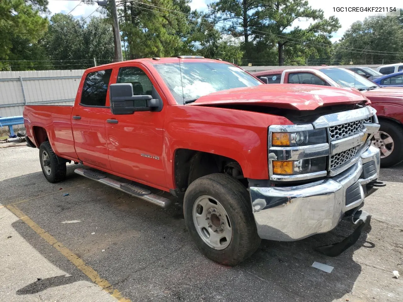 2019 Chevrolet Silverado C2500 Heavy Duty VIN: 1GC1CREG4KF221154 Lot: 74118454