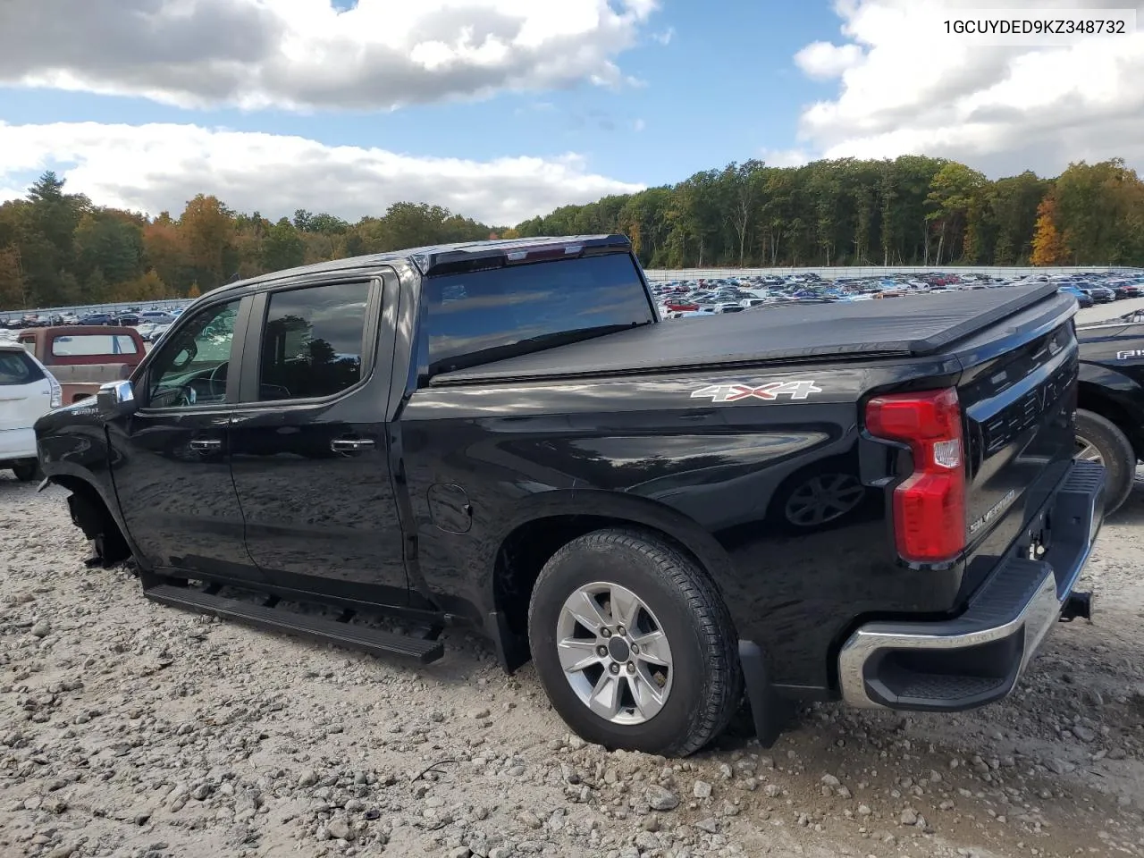 2019 Chevrolet Silverado K1500 Lt VIN: 1GCUYDED9KZ348732 Lot: 74168314