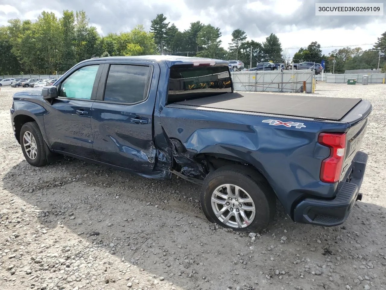 2019 Chevrolet Silverado K1500 Rst VIN: 3GCUYEED3KG269109 Lot: 74195894