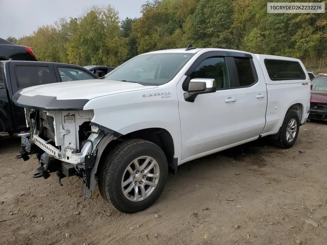 2019 Chevrolet Silverado K1500 Lt VIN: 1GCRYDED2KZ232276 Lot: 74201674