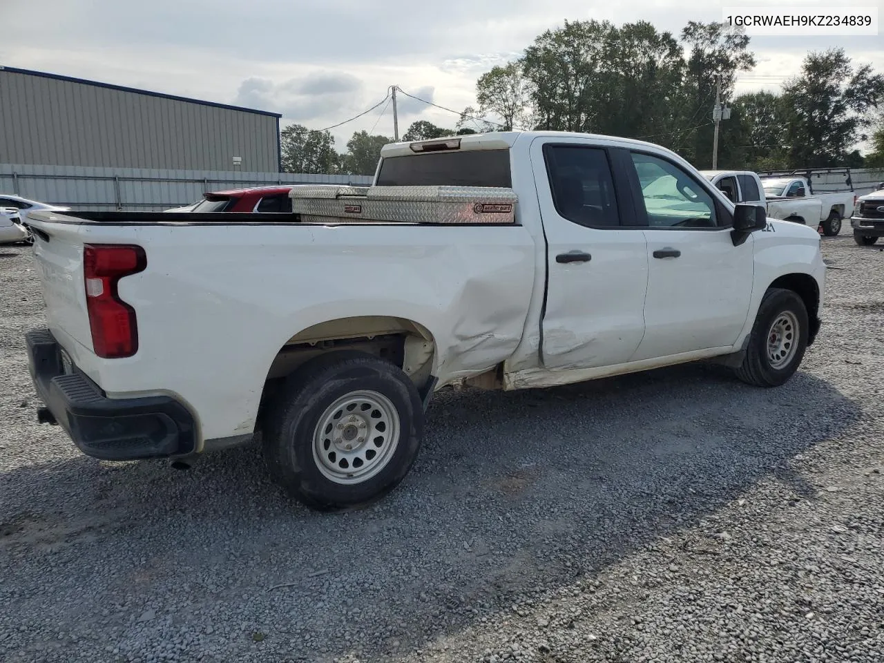 2019 Chevrolet Silverado C1500 VIN: 1GCRWAEH9KZ234839 Lot: 74212144