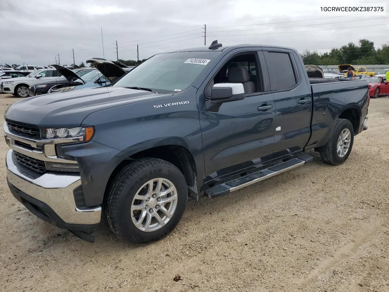 2019 Chevrolet Silverado C1500 Lt VIN: 1GCRWCED0KZ387375 Lot: 74265934