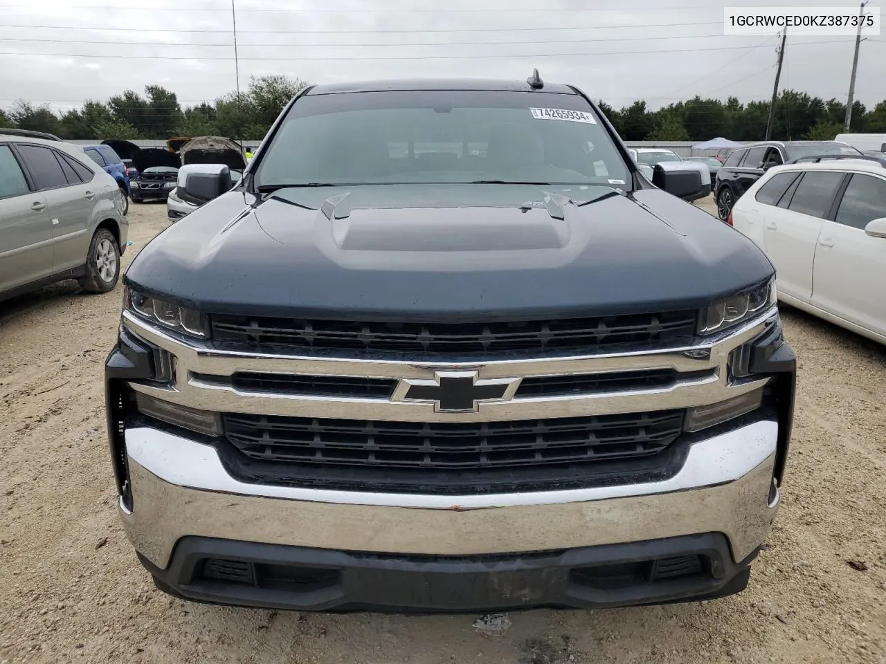 2019 Chevrolet Silverado C1500 Lt VIN: 1GCRWCED0KZ387375 Lot: 74265934