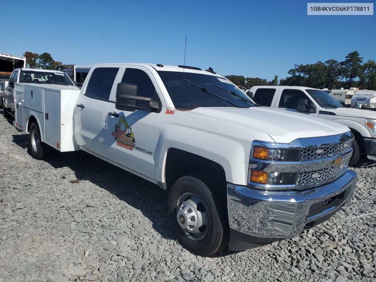 2019 Chevrolet Silverado K3500 VIN: 1GB4KVCG6KF178811 Lot: 74457244