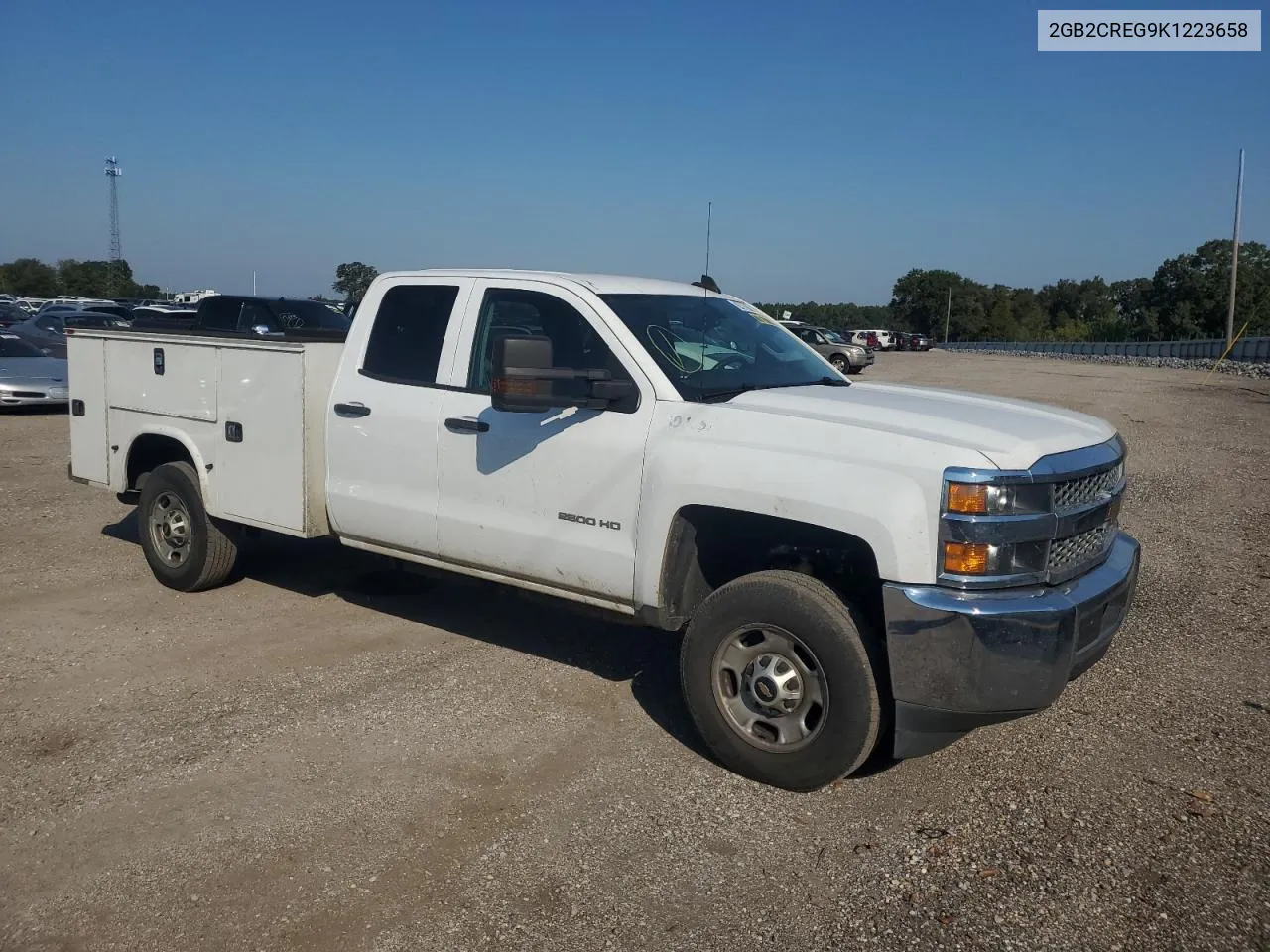 2019 Chevrolet Silverado C2500 Heavy Duty VIN: 2GB2CREG9K1223658 Lot: 74600714