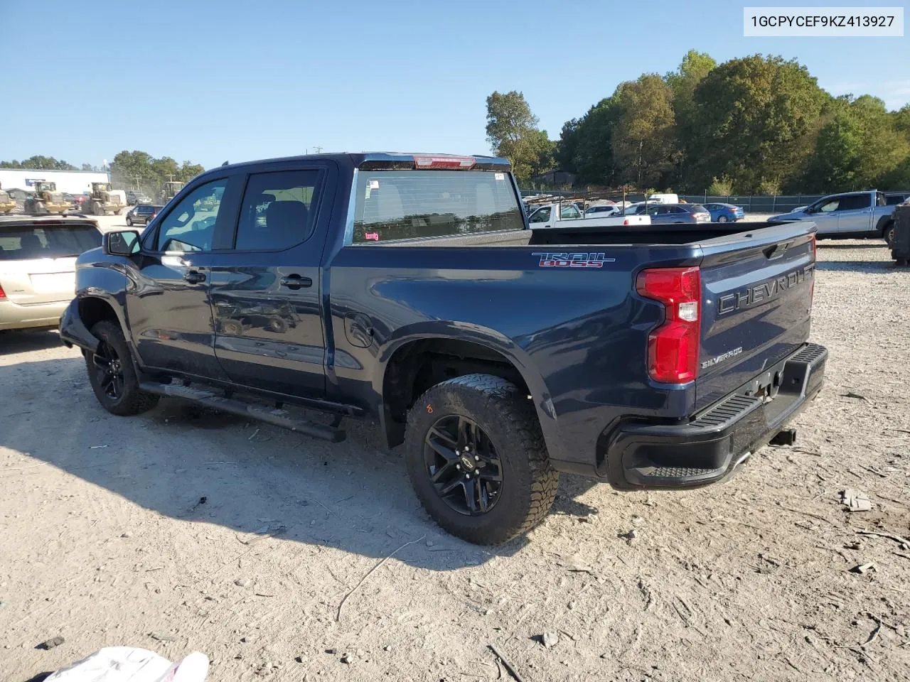 2019 Chevrolet Silverado K1500 Trail Boss Custom VIN: 1GCPYCEF9KZ413927 Lot: 74636234