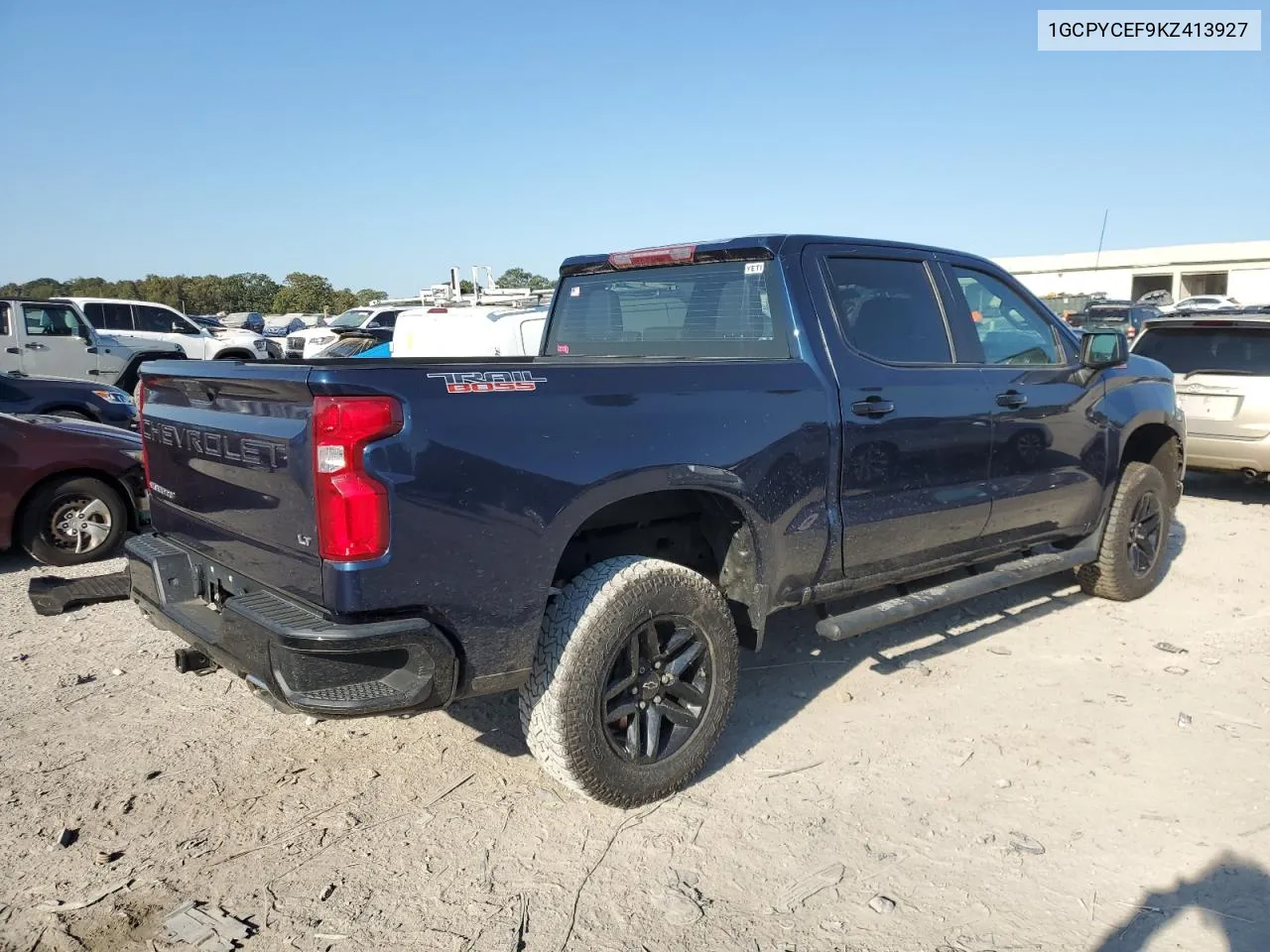 2019 Chevrolet Silverado K1500 Trail Boss Custom VIN: 1GCPYCEF9KZ413927 Lot: 74636234