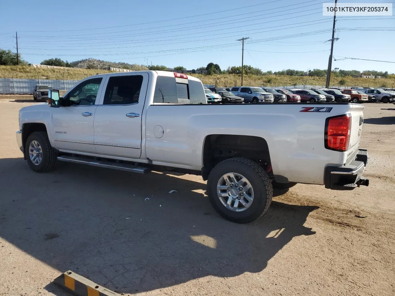 2019 Chevrolet Silverado K2500 Heavy Duty Ltz VIN: 1GC1KTEY3KF205374 Lot: 74776424