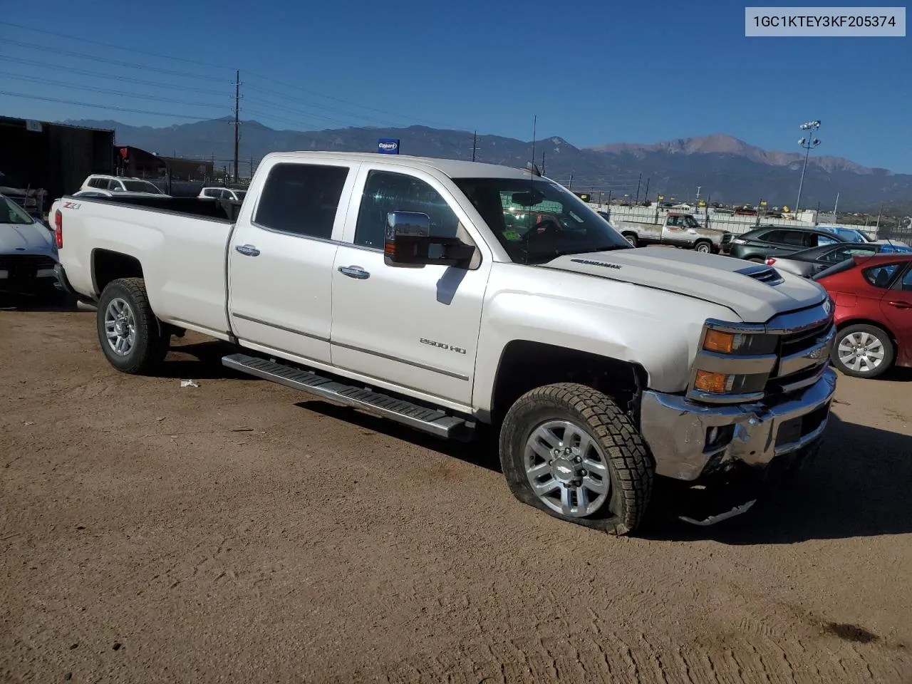 2019 Chevrolet Silverado K2500 Heavy Duty Ltz VIN: 1GC1KTEY3KF205374 Lot: 74776424