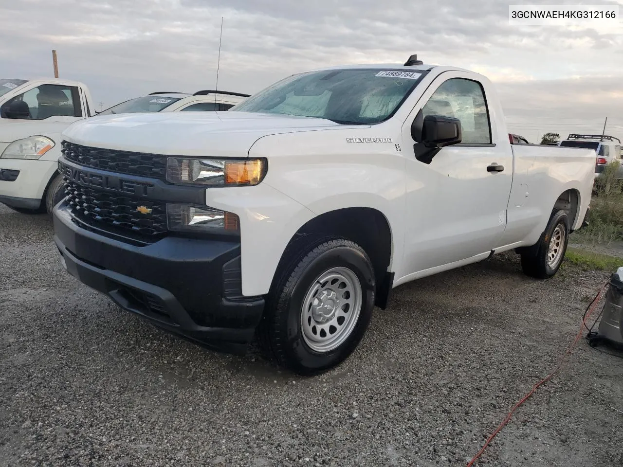 2019 Chevrolet Silverado C1500 VIN: 3GCNWAEH4KG312166 Lot: 74889784