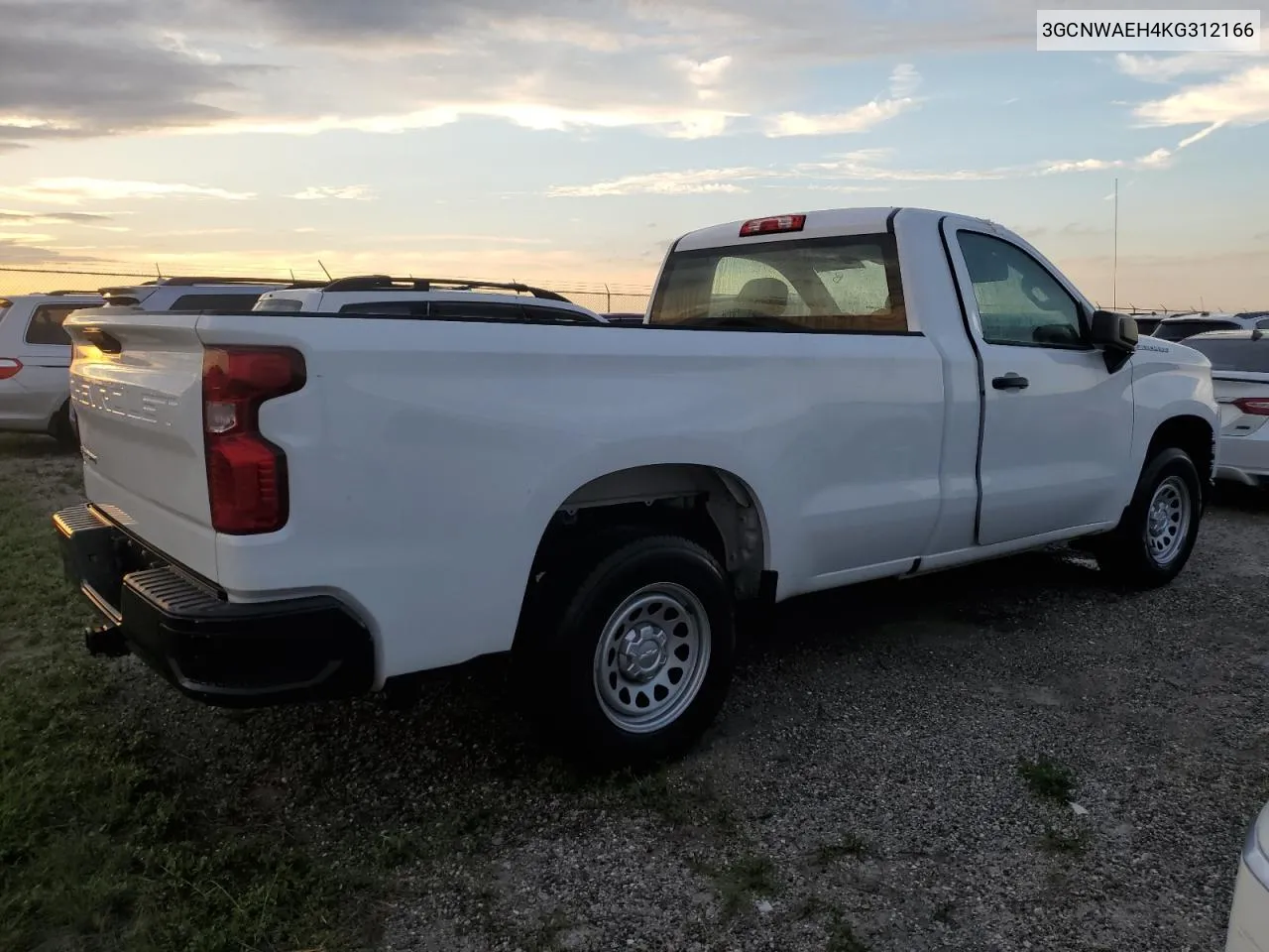 2019 Chevrolet Silverado C1500 VIN: 3GCNWAEH4KG312166 Lot: 74889784