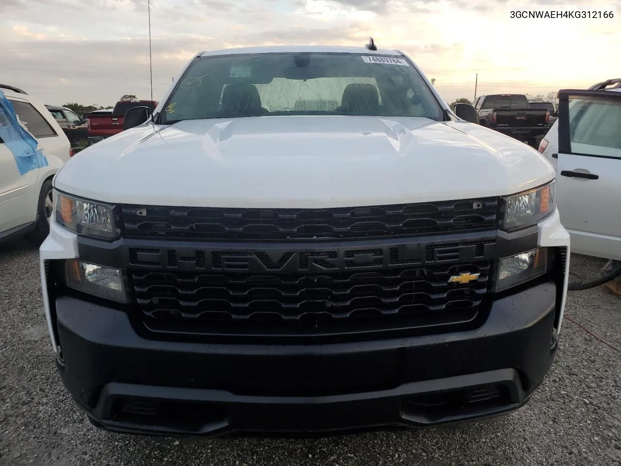 2019 Chevrolet Silverado C1500 VIN: 3GCNWAEH4KG312166 Lot: 74889784