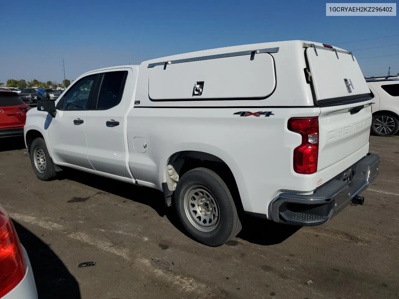 2019 Chevrolet Silverado K1500 VIN: 1GCRYAEH2KZ296402 Lot: 75011074