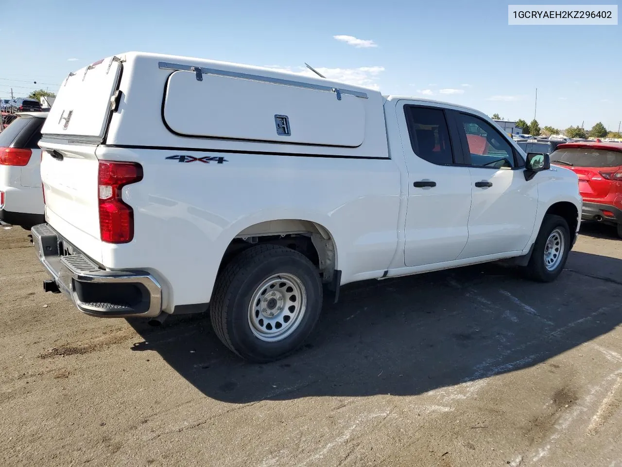 2019 Chevrolet Silverado K1500 VIN: 1GCRYAEH2KZ296402 Lot: 75011074