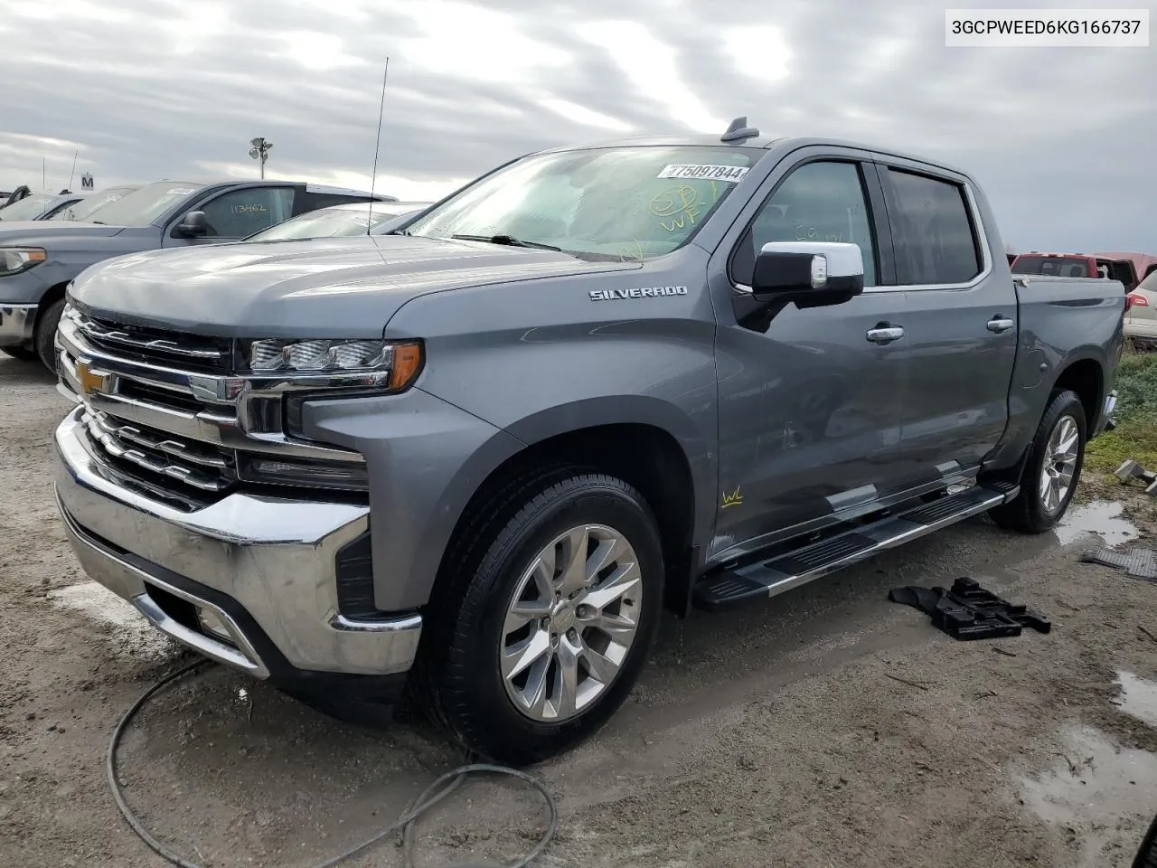 2019 Chevrolet Silverado C1500 Ltz VIN: 3GCPWEED6KG166737 Lot: 75097844