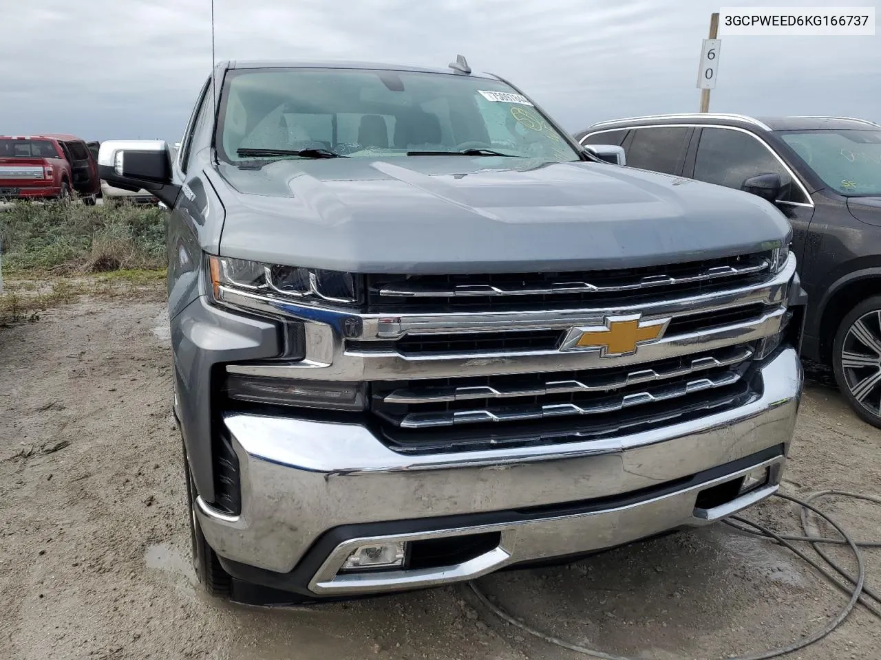 2019 Chevrolet Silverado C1500 Ltz VIN: 3GCPWEED6KG166737 Lot: 75097844