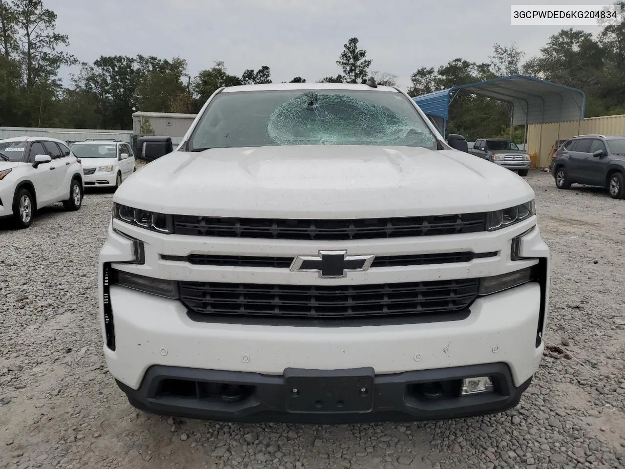 2019 Chevrolet Silverado C1500 Rst VIN: 3GCPWDED6KG204834 Lot: 75107444