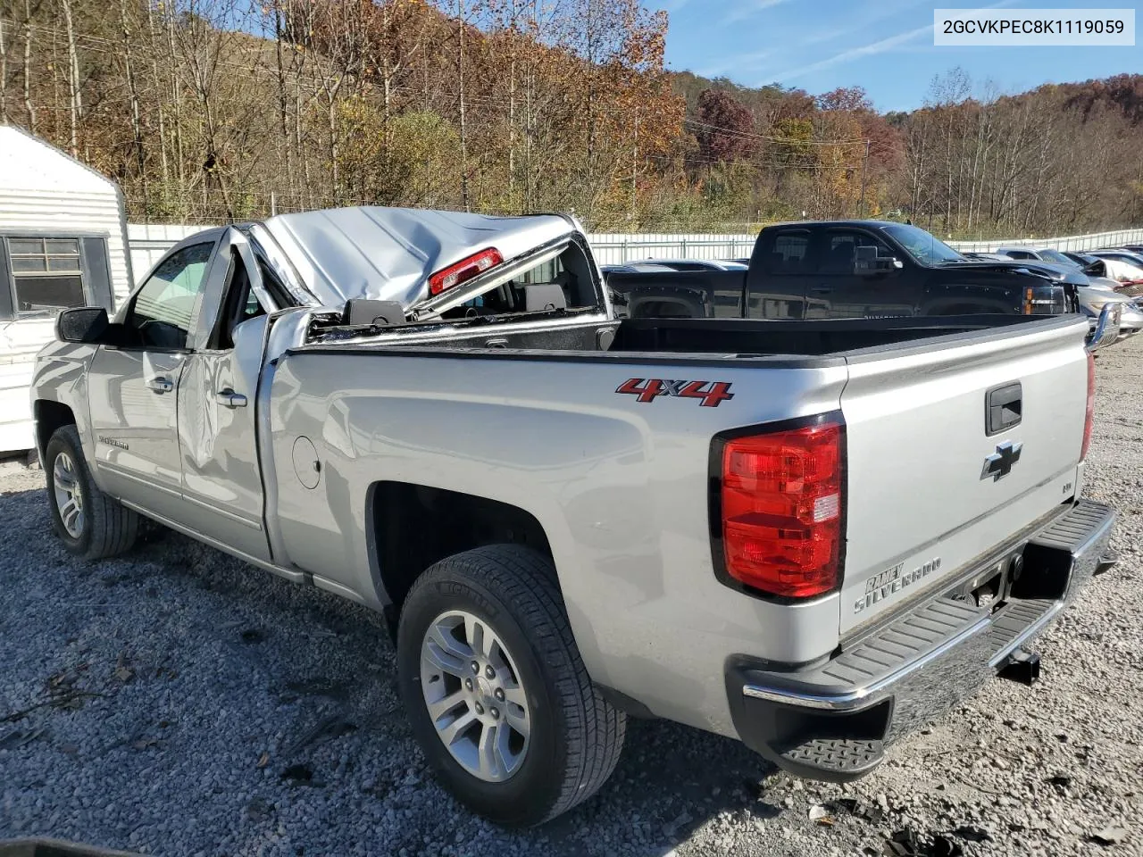 2019 Chevrolet Silverado Ld K1500 Lt VIN: 2GCVKPEC8K1119059 Lot: 75287554