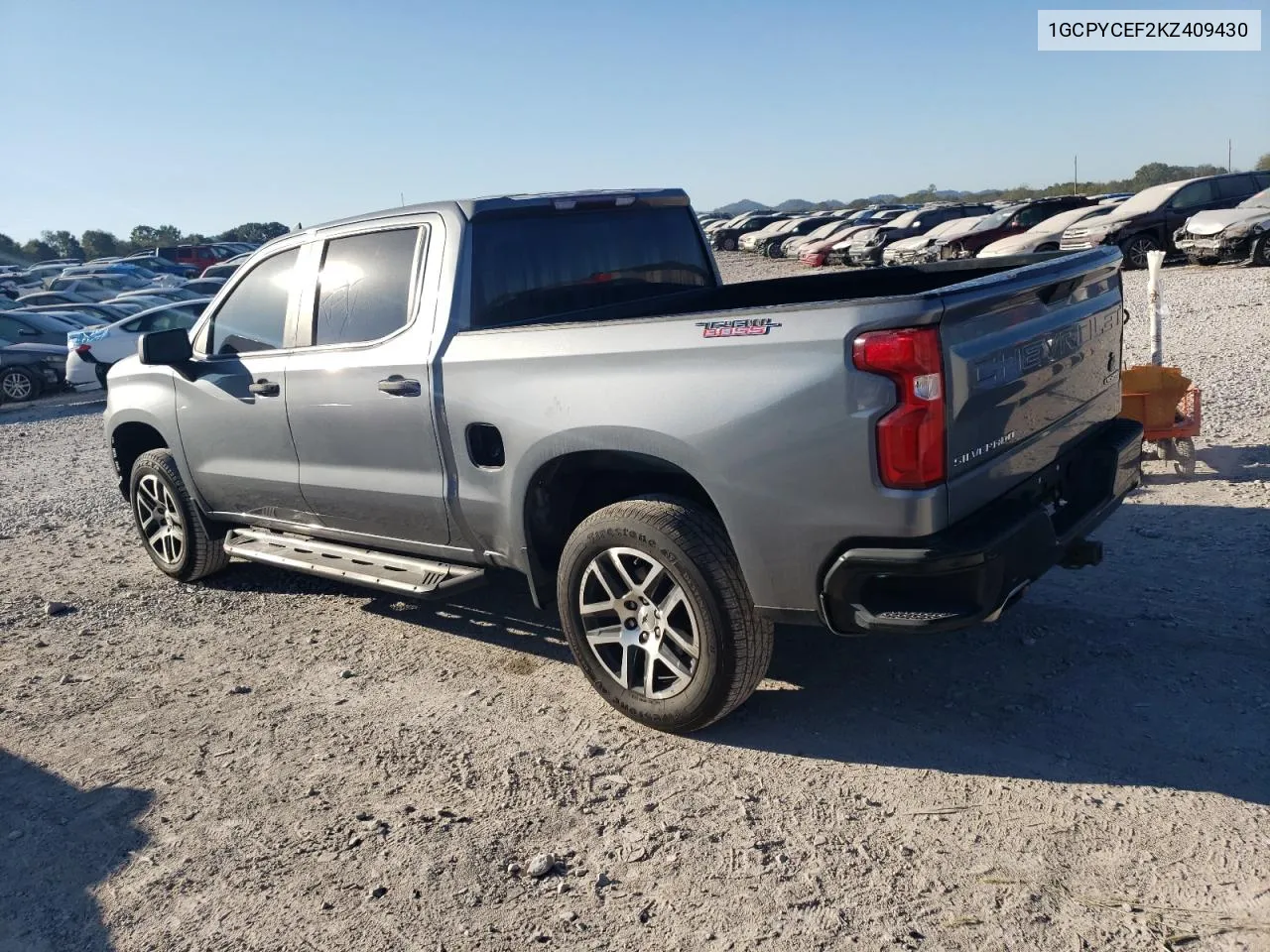 2019 Chevrolet Silverado K1500 Trail Boss Custom VIN: 1GCPYCEF2KZ409430 Lot: 75913434