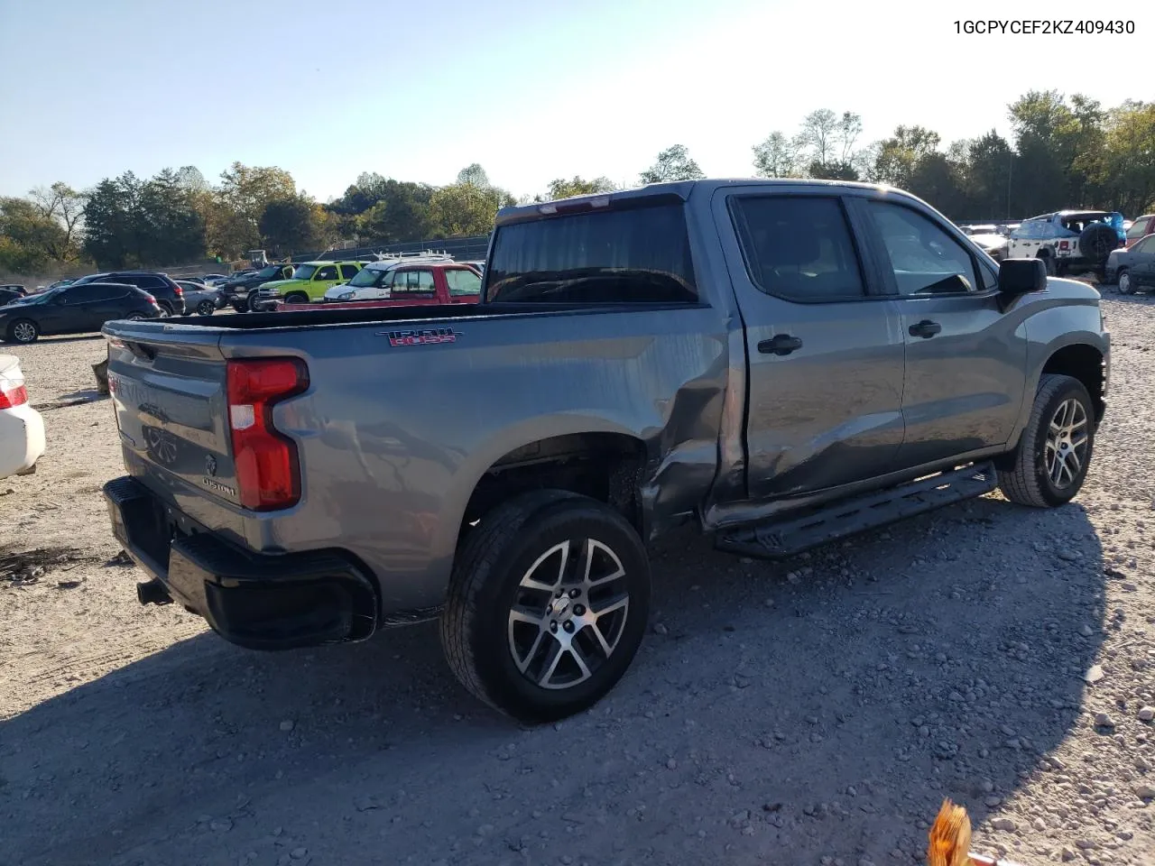 2019 Chevrolet Silverado K1500 Trail Boss Custom VIN: 1GCPYCEF2KZ409430 Lot: 75913434