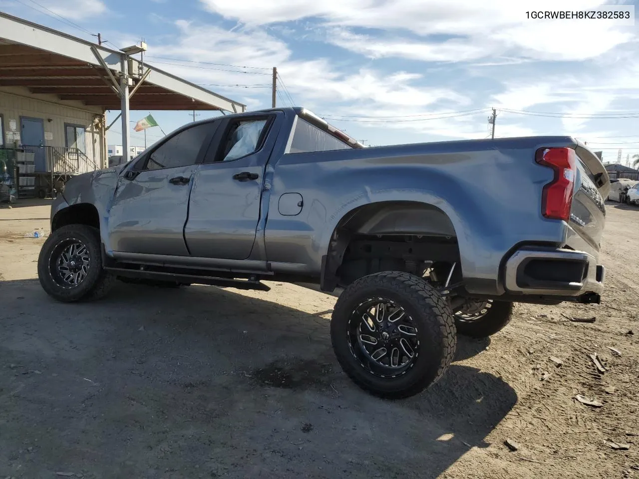 2019 Chevrolet Silverado C1500 Custom VIN: 1GCRWBEH8KZ382583 Lot: 76417764