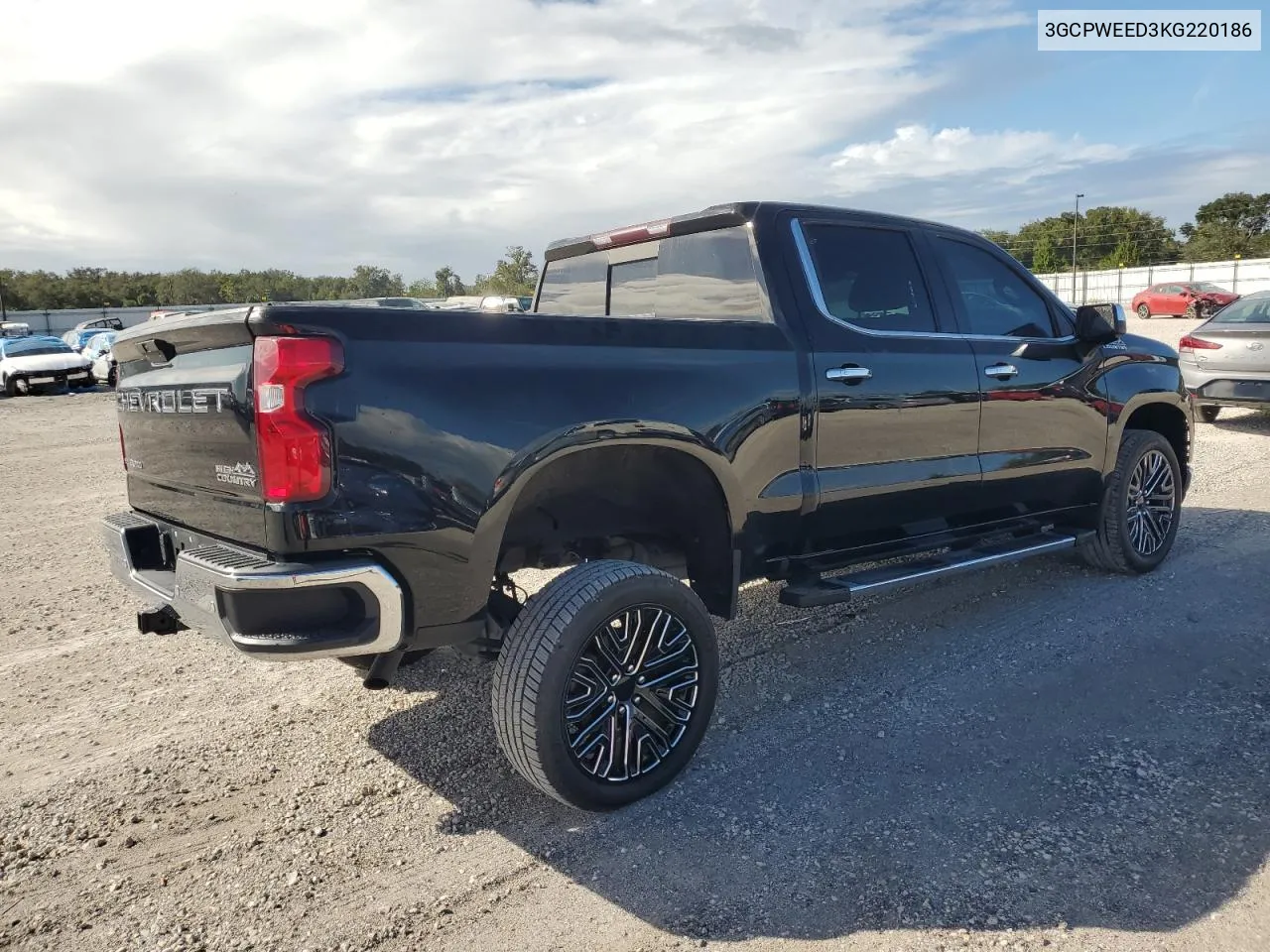 2019 Chevrolet Silverado C1500 Ltz VIN: 3GCPWEED3KG220186 Lot: 76463334