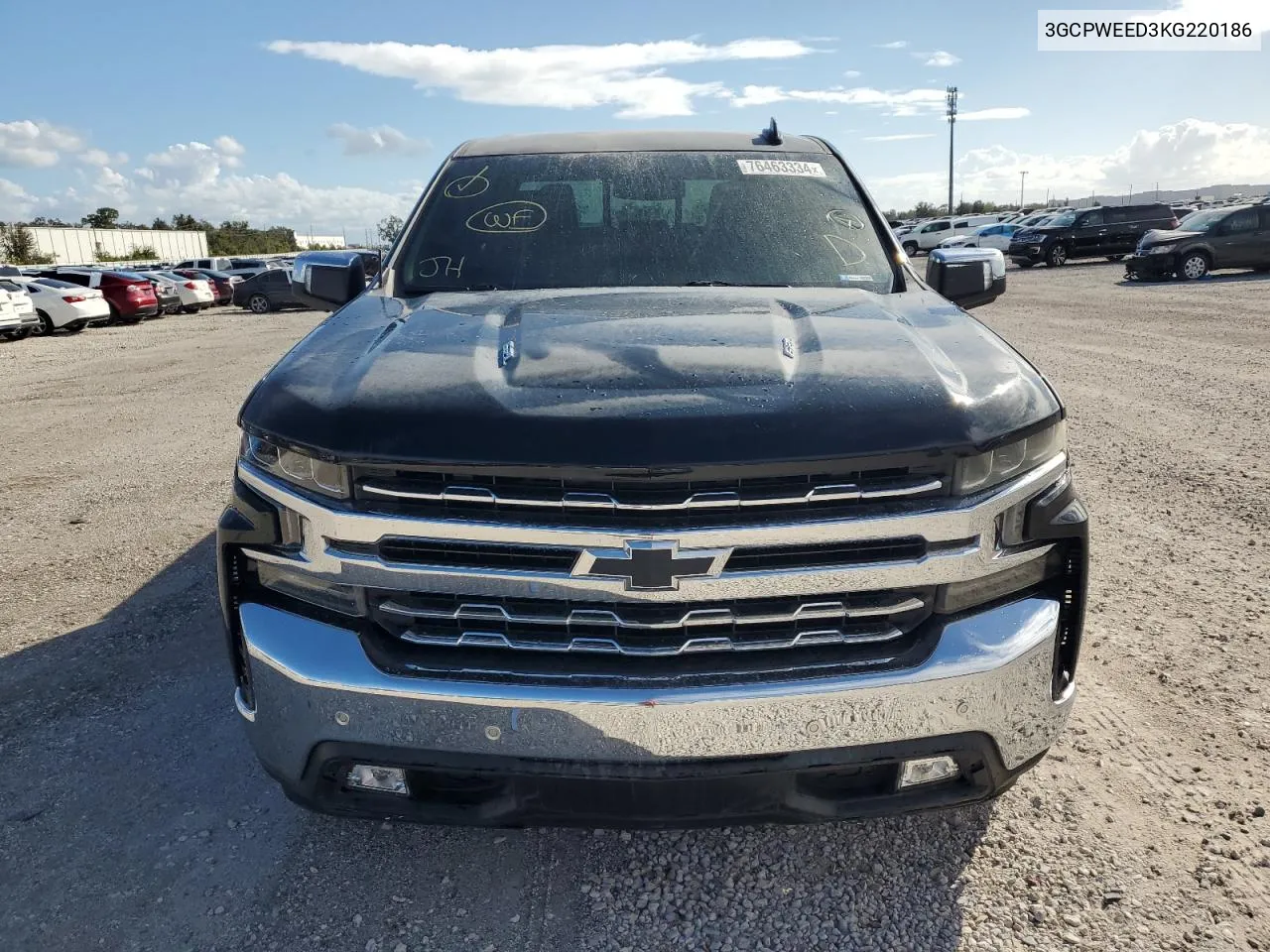 2019 Chevrolet Silverado C1500 Ltz VIN: 3GCPWEED3KG220186 Lot: 76463334