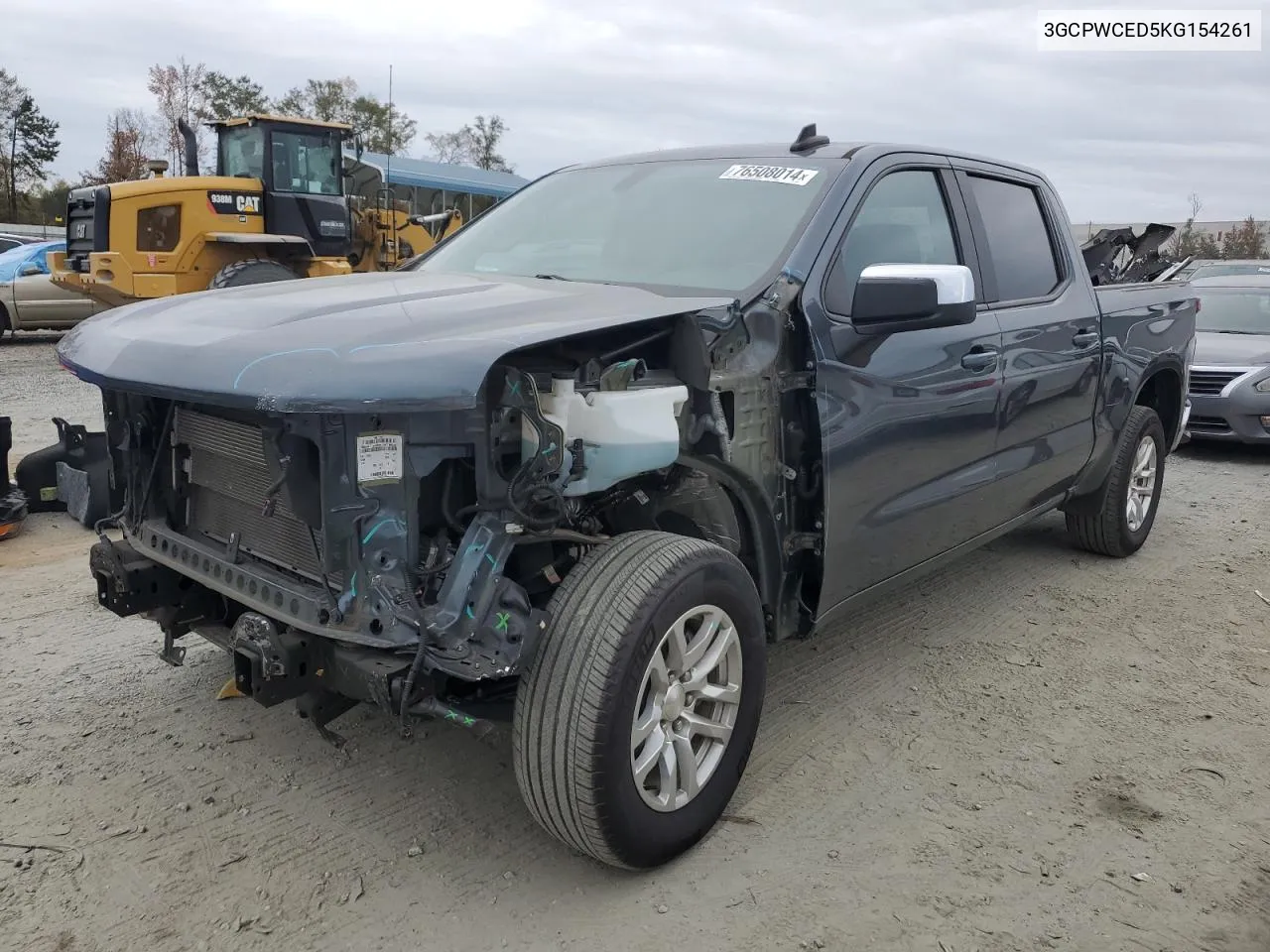 2019 Chevrolet Silverado C1500 Lt VIN: 3GCPWCED5KG154261 Lot: 76508014