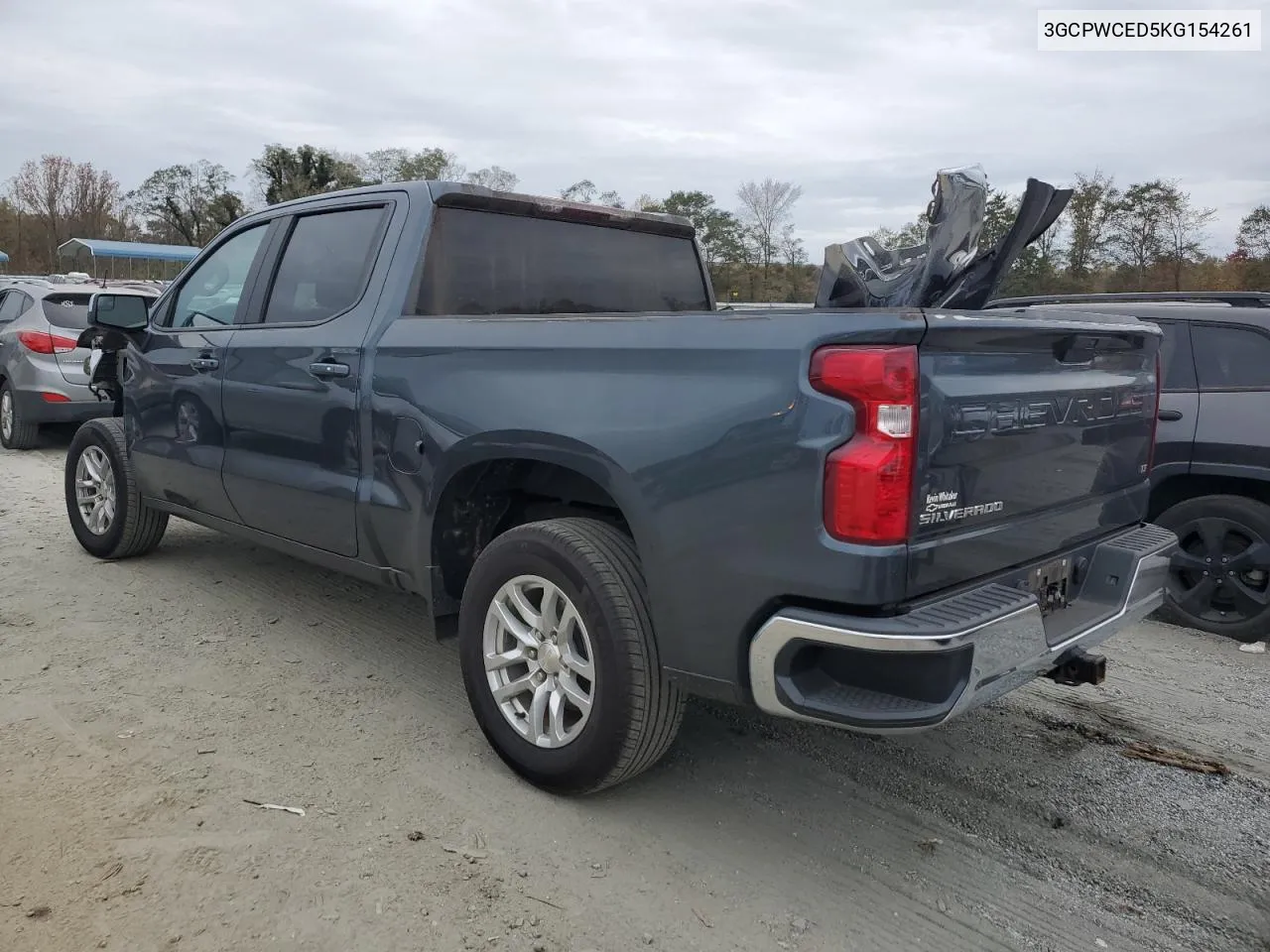 2019 Chevrolet Silverado C1500 Lt VIN: 3GCPWCED5KG154261 Lot: 76508014