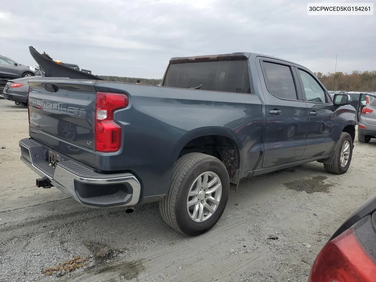 2019 Chevrolet Silverado C1500 Lt VIN: 3GCPWCED5KG154261 Lot: 76508014