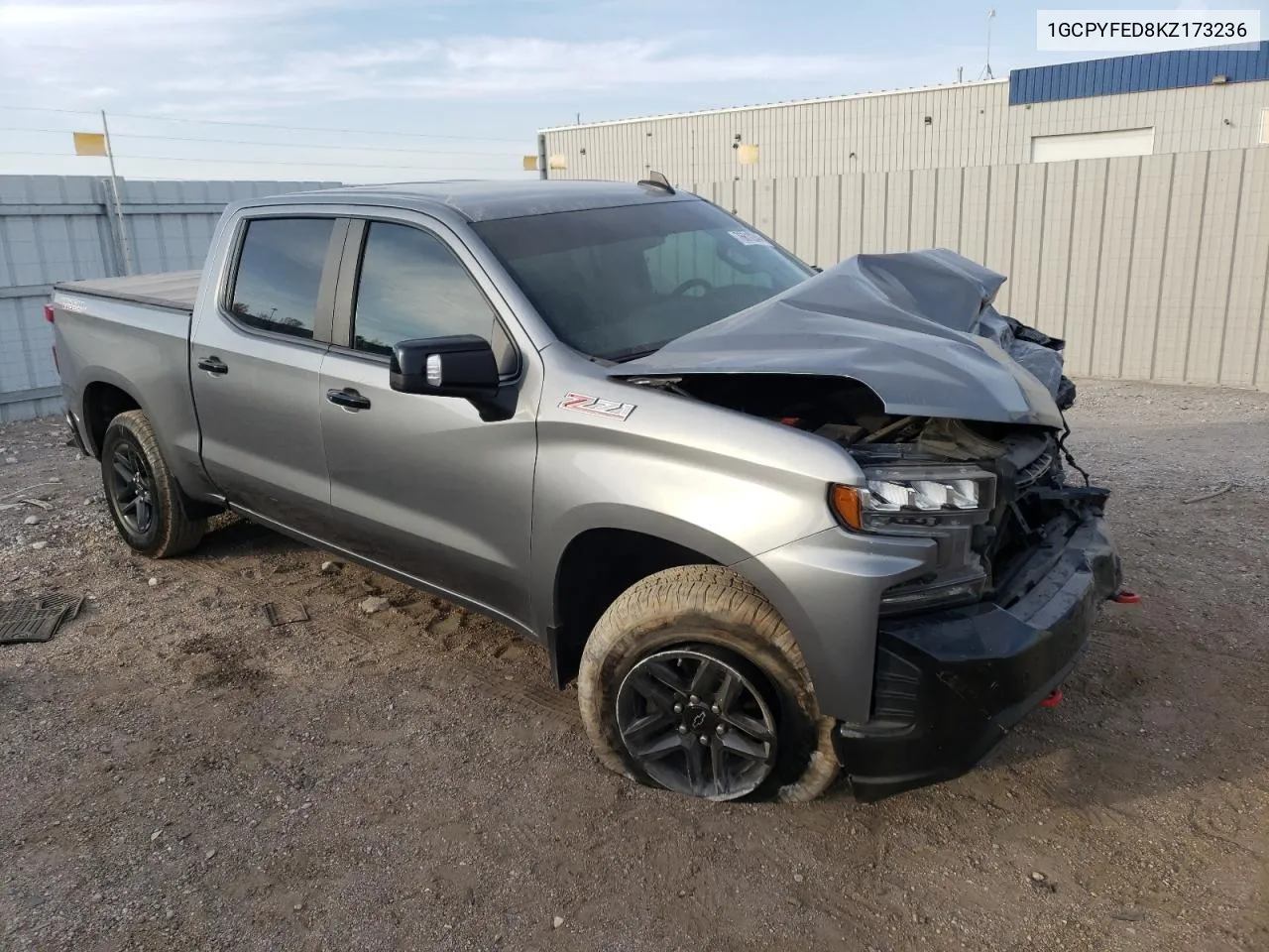 2019 Chevrolet Silverado K1500 Lt Trail Boss VIN: 1GCPYFED8KZ173236 Lot: 76612344